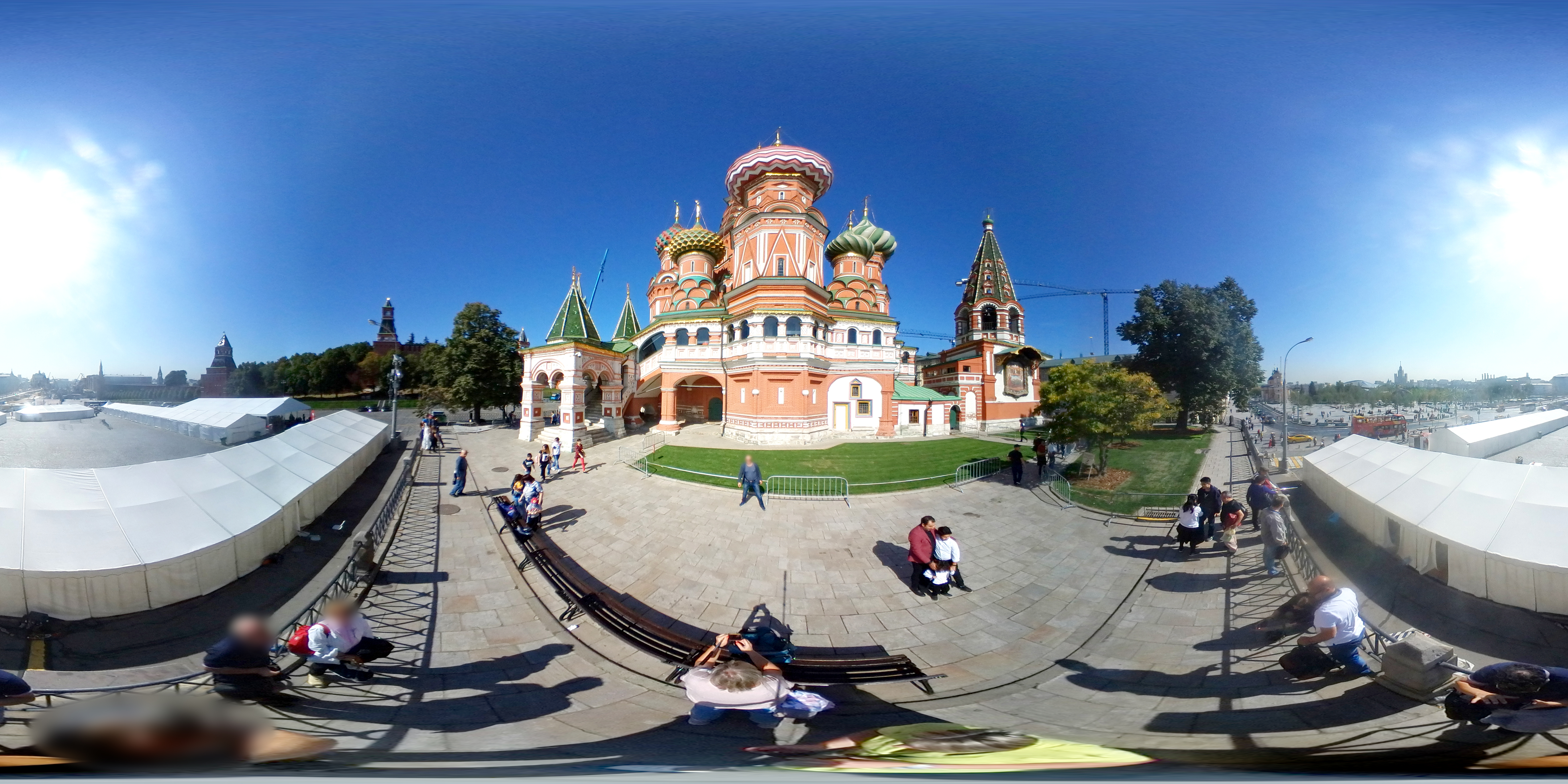 Saint Basil's Cathedral - South side - 360° panorama