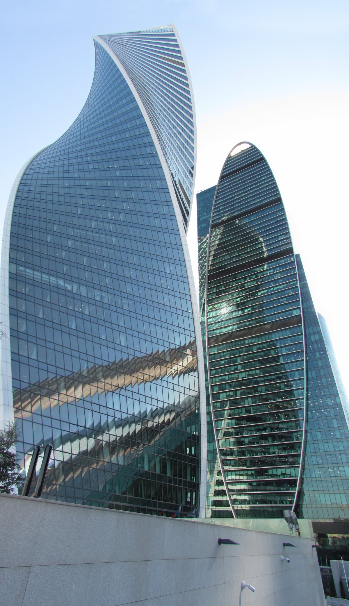 Moscow International Business Center - Evolution Tower and Empire tower