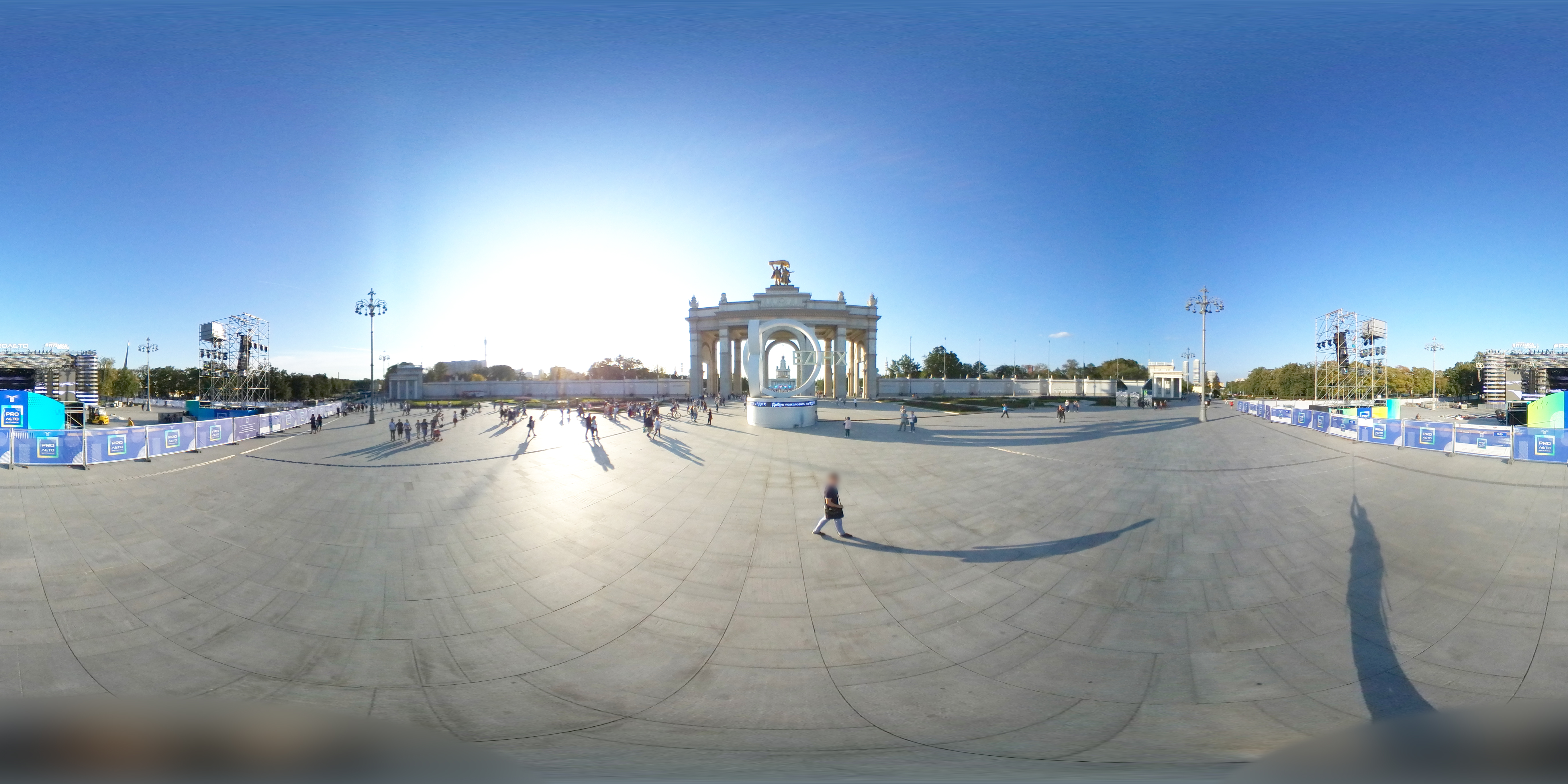 VDNKh - Main entrance - 360° panorama