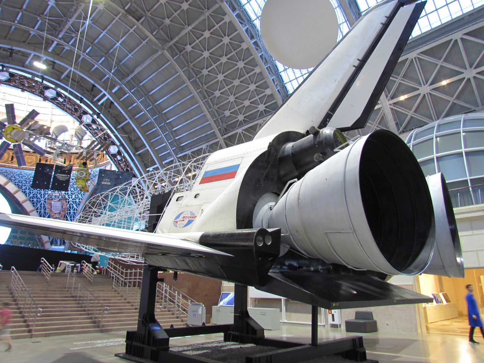 VDNKh - Pavillion 'Cosmos' - Spacecraft model