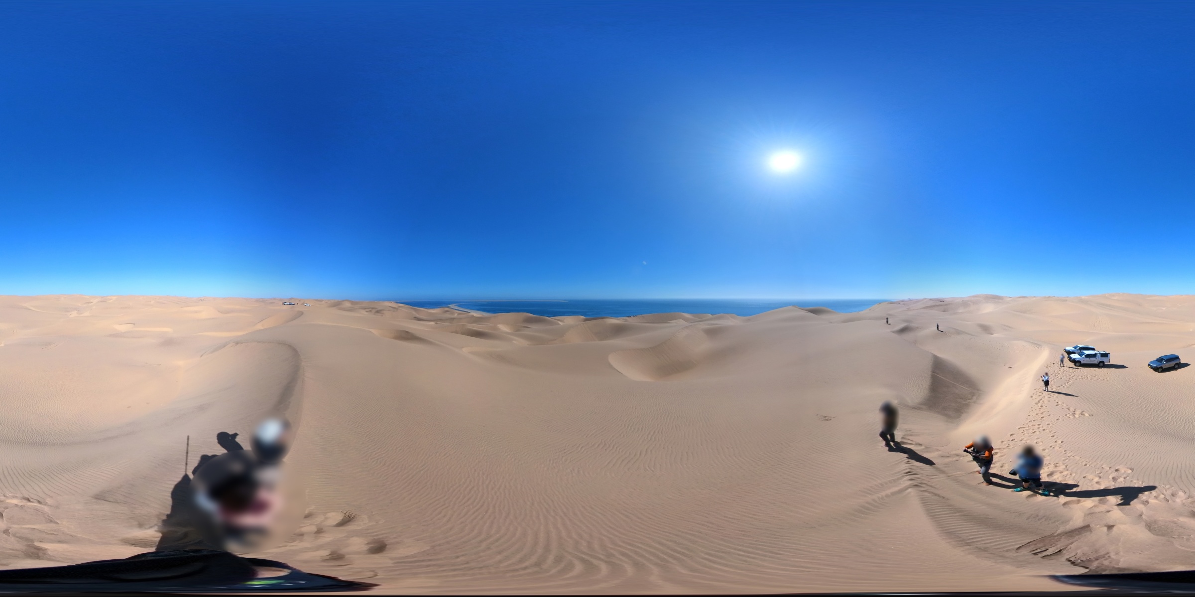 Namib Desert Coast - Sand dunes - 360 panorama
