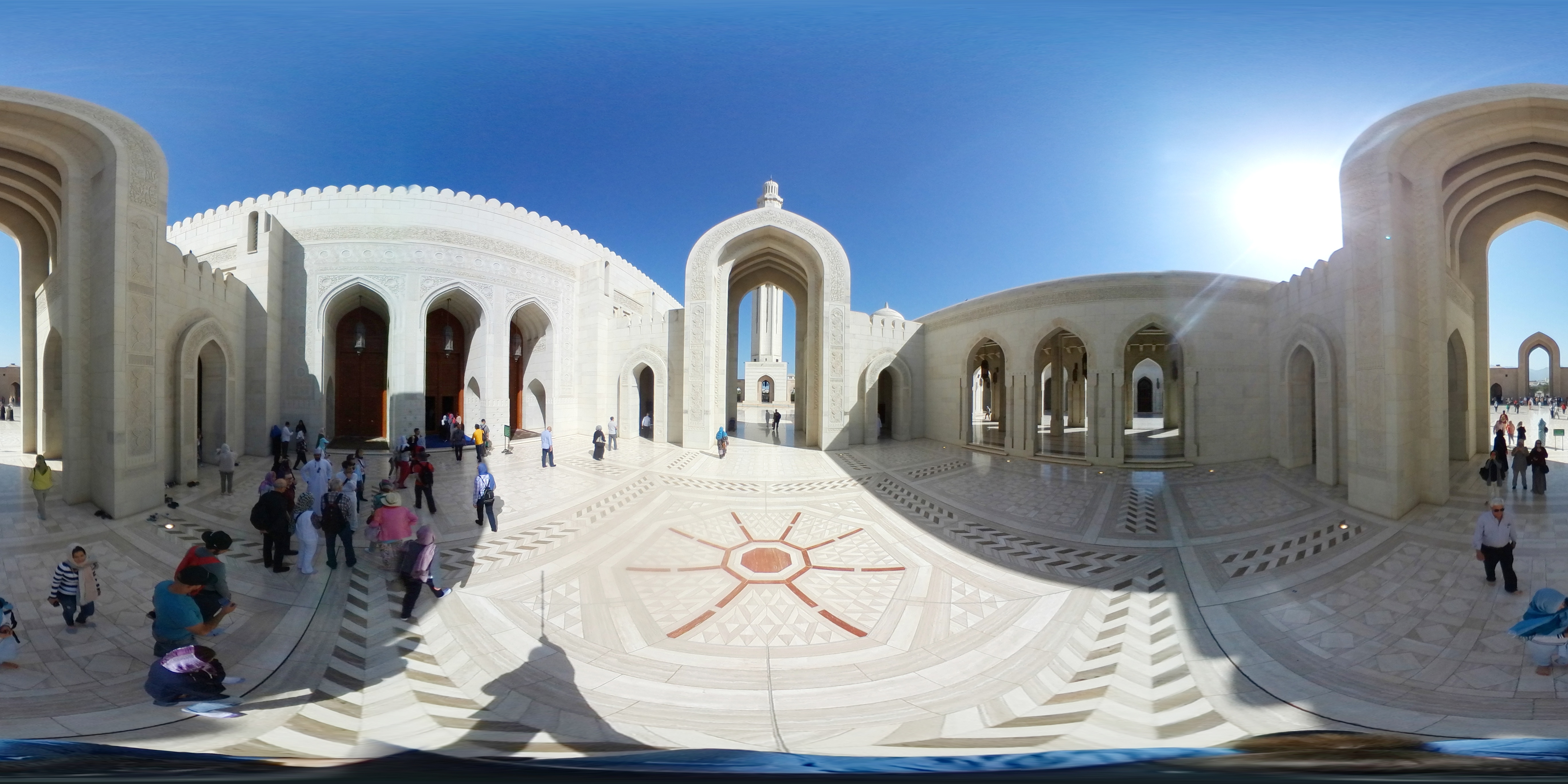 Muscat - Sultan Qaboos Grand Mosque - 360° panorama