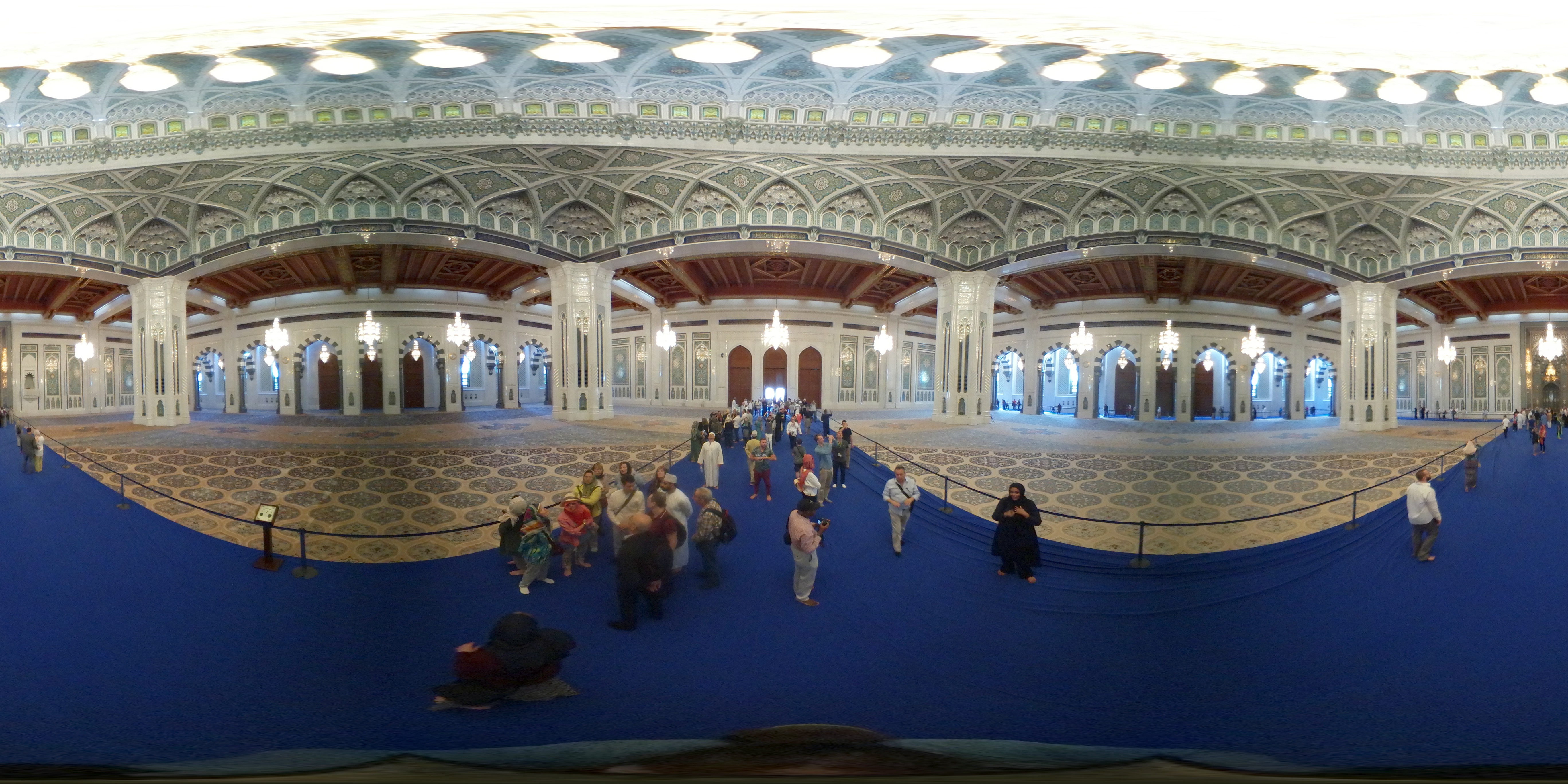 Muscat - Sultan Qaboos Grand Mosque - 360° panorama