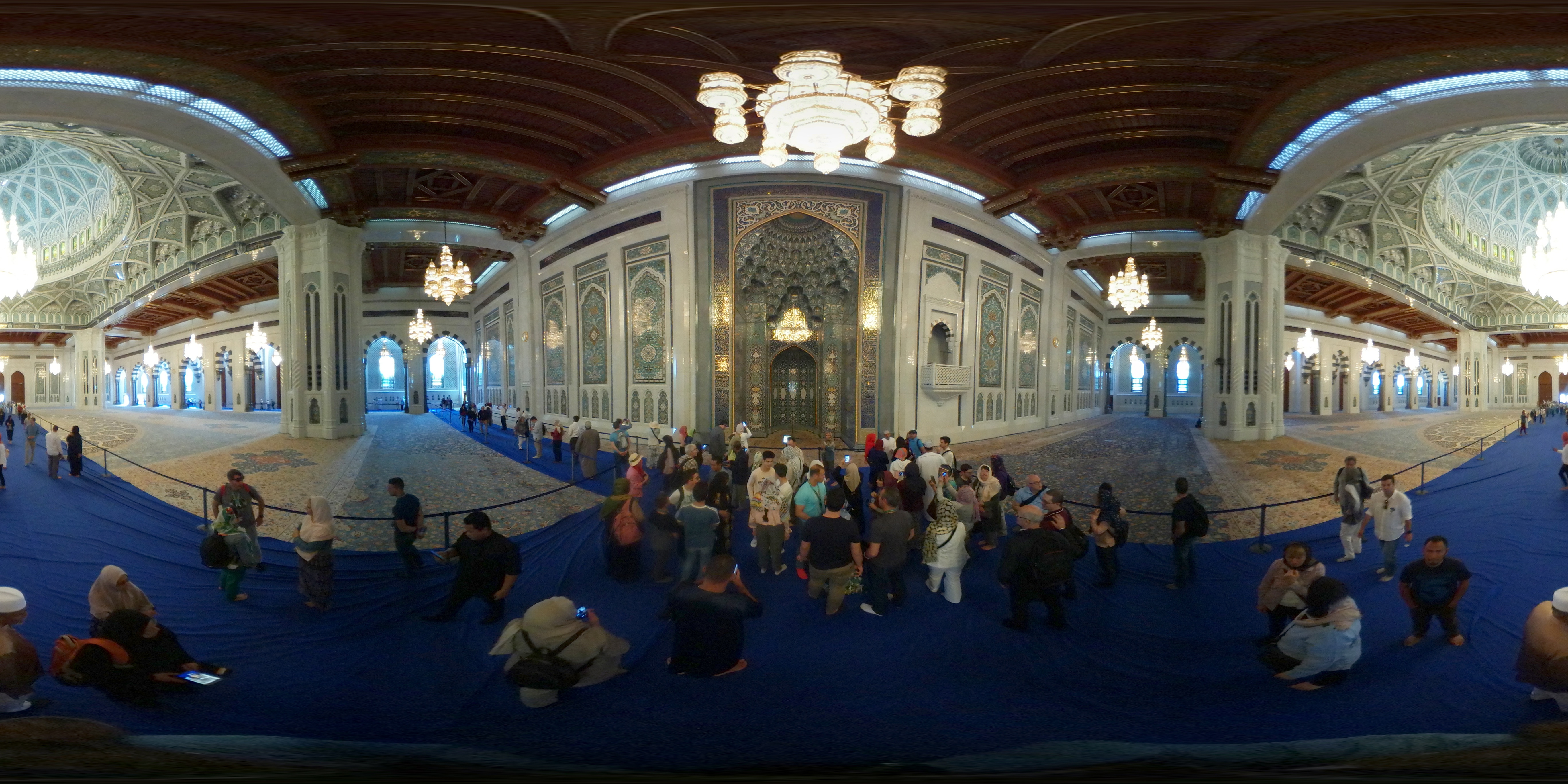Muscat - Sultan Qaboos Grand Mosque - 360° panorama