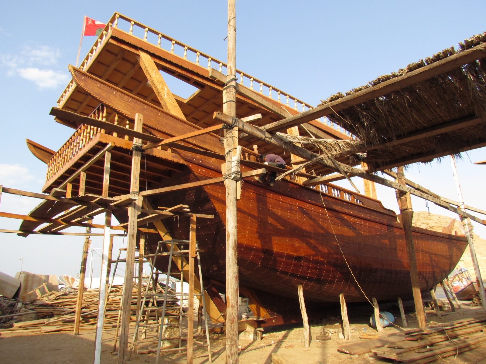 Sur - Dhow (traditional Omani ship) factory
