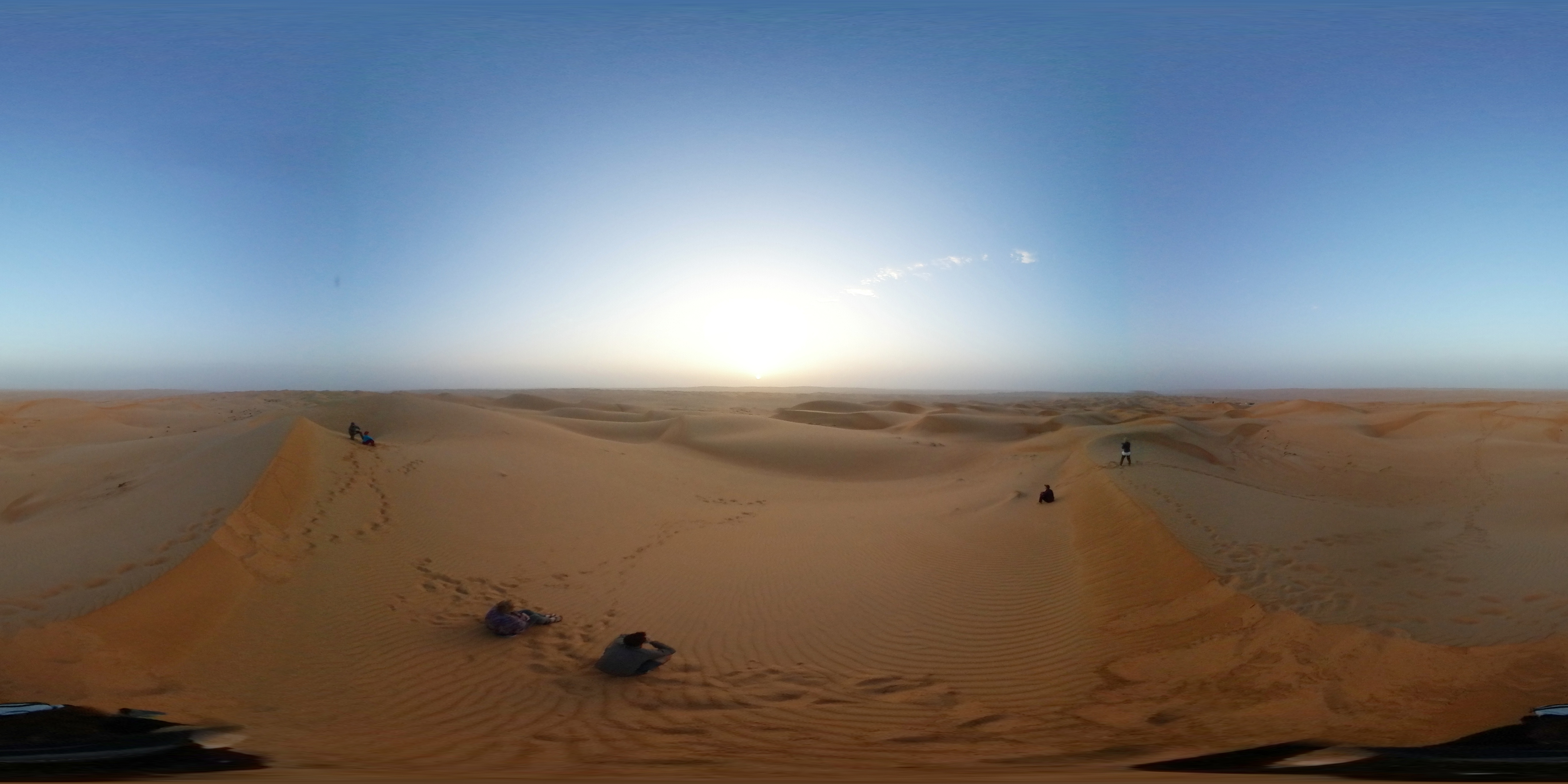 Wahiba Sands desert - 360° panorama