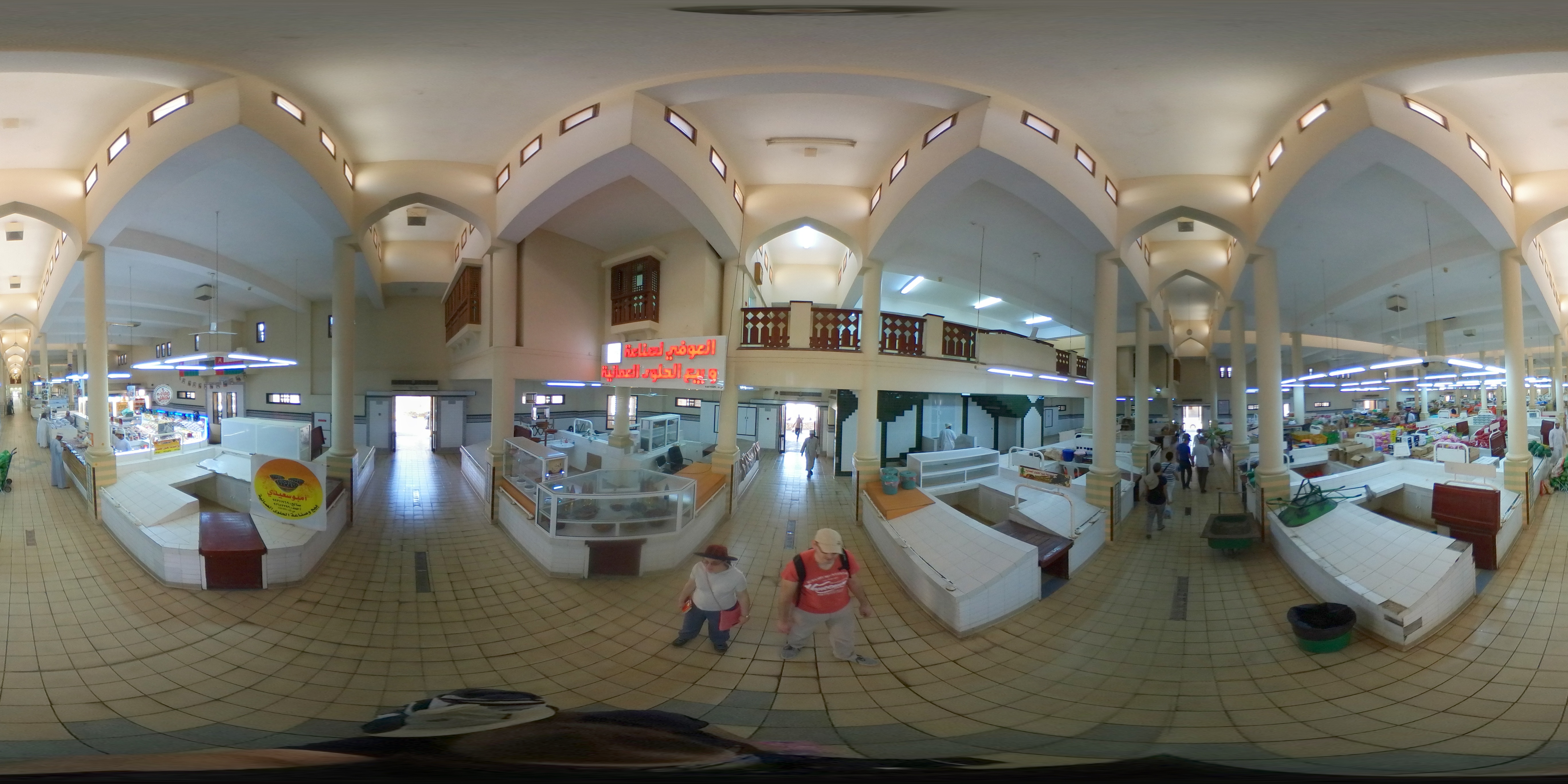 Nizwa - Fish market - 360° panorama