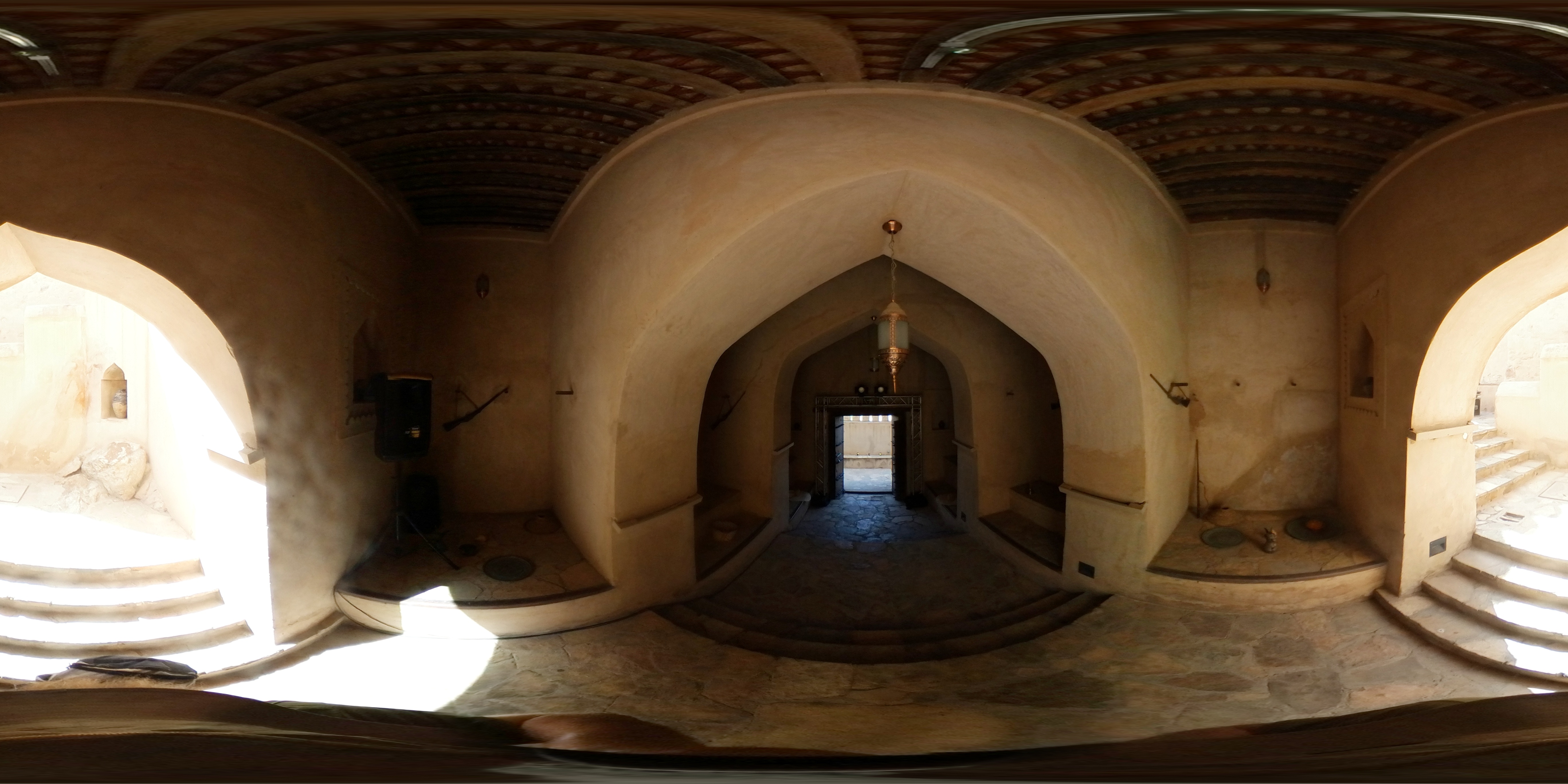 Nakhl - Fort - Corridor - 360° panorama