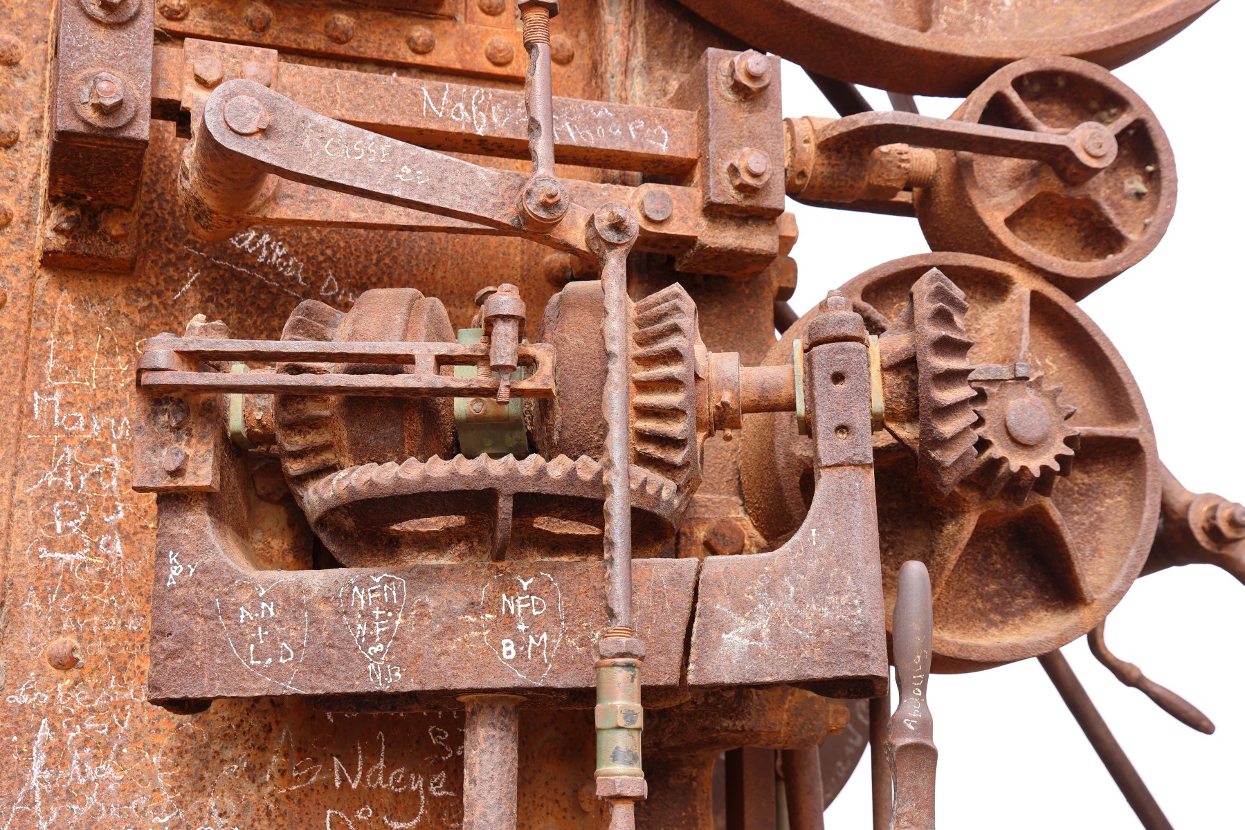 Saint Louis - La Grue Nord - Old steam crane from 1883