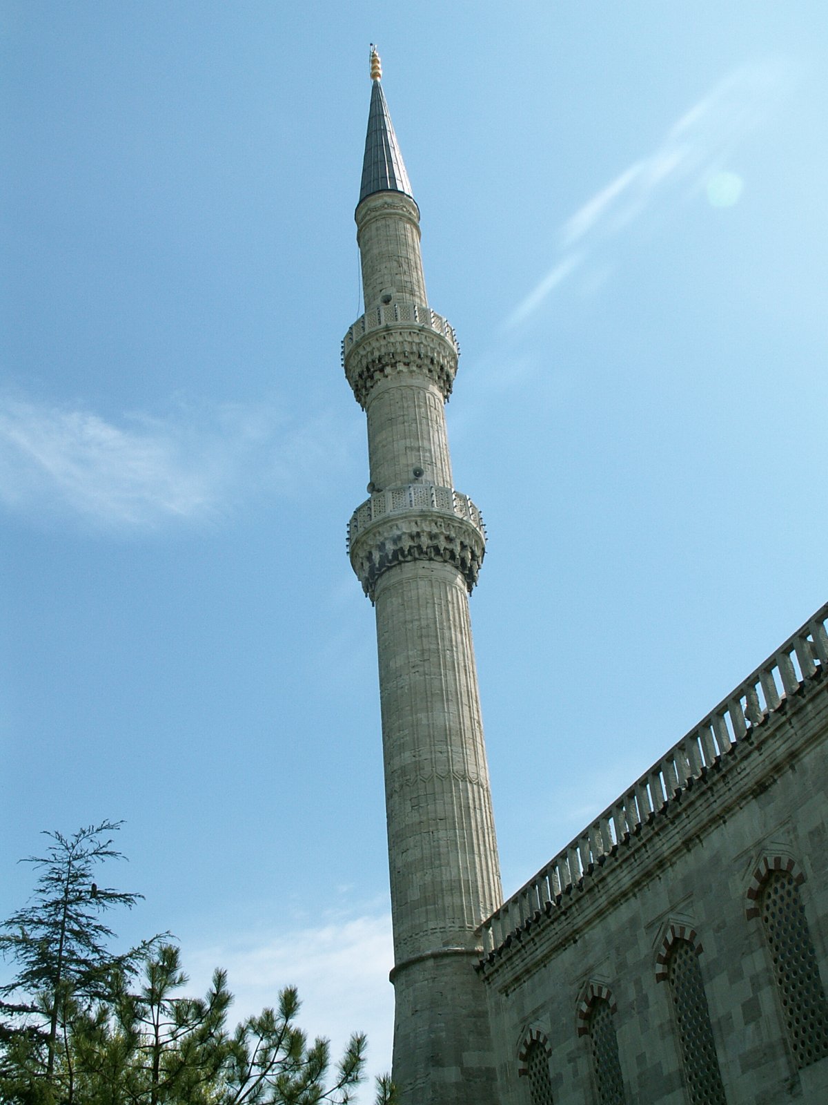 Istanbul - Sultanahmet Cami (Blue Mosque) - Minaret
