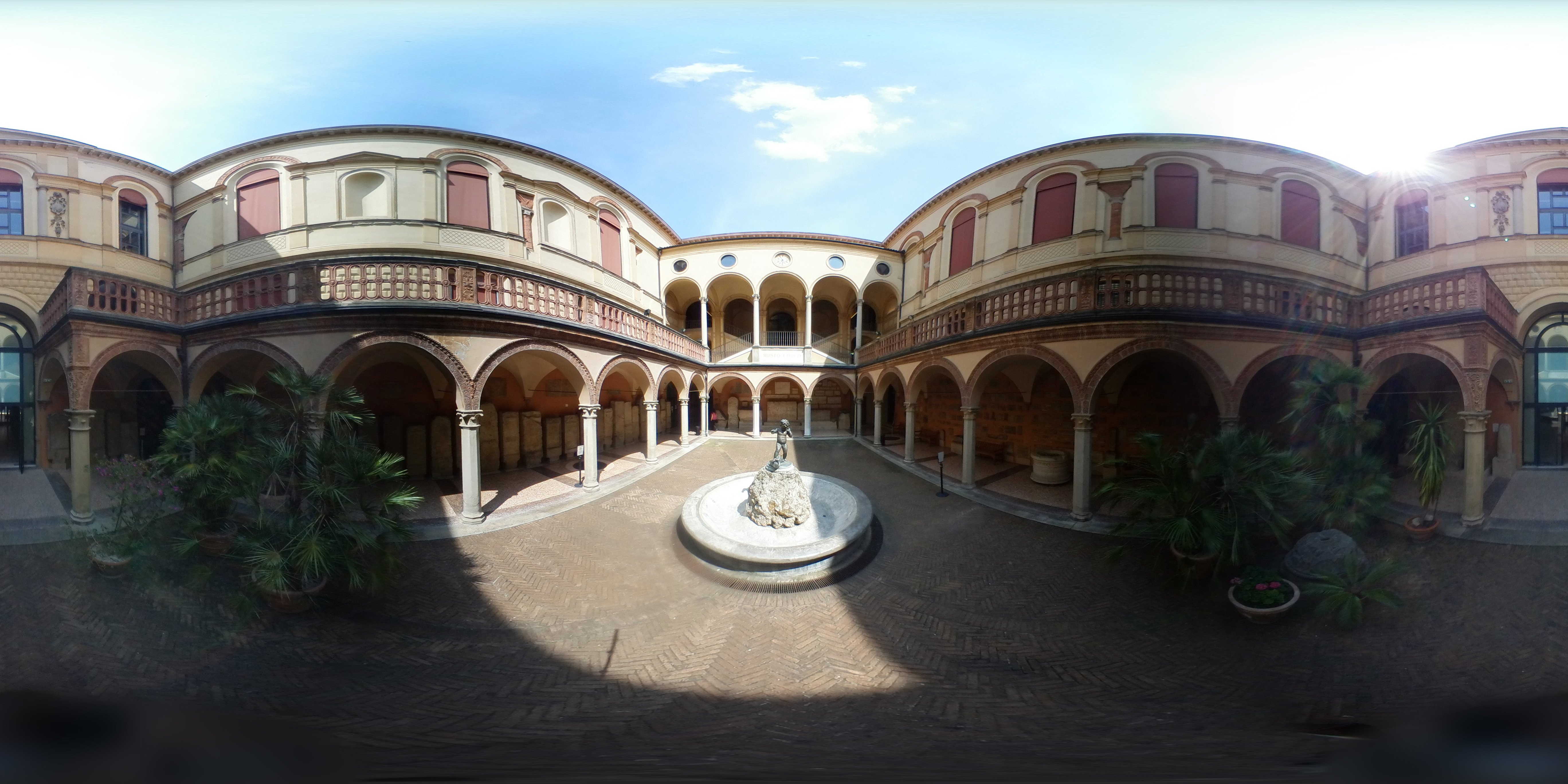 Bologna - The Archaeological Civic Museum - 360 panorama