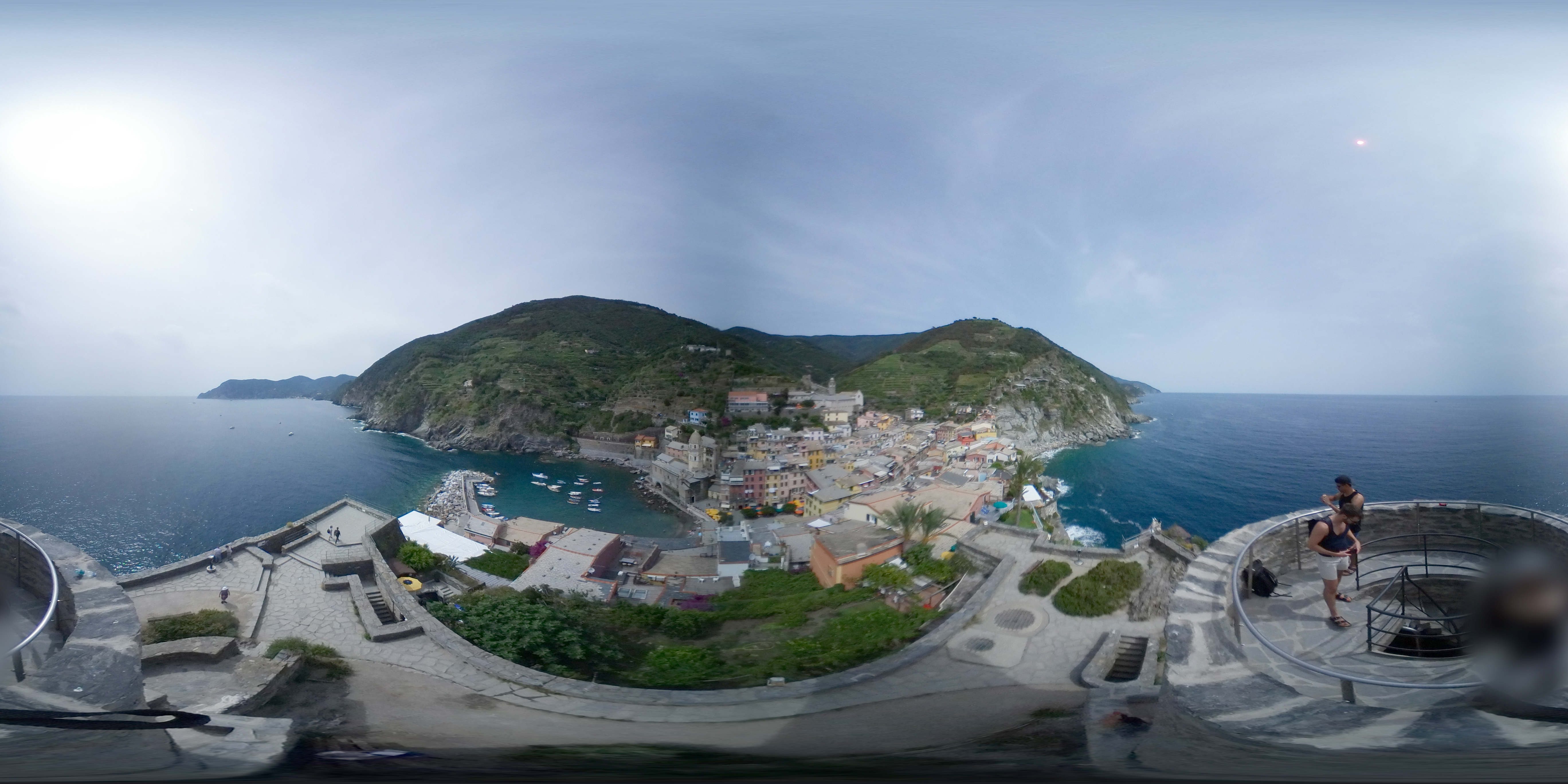 Vernazza - Castello Doria - 360 panorama