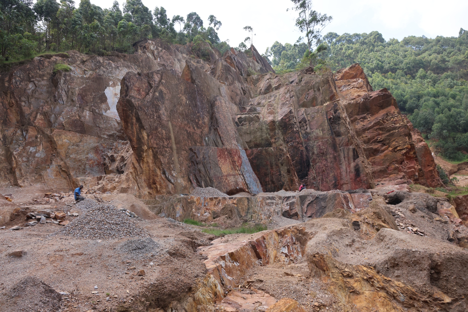 Uganda - Near Kabale - Quarry