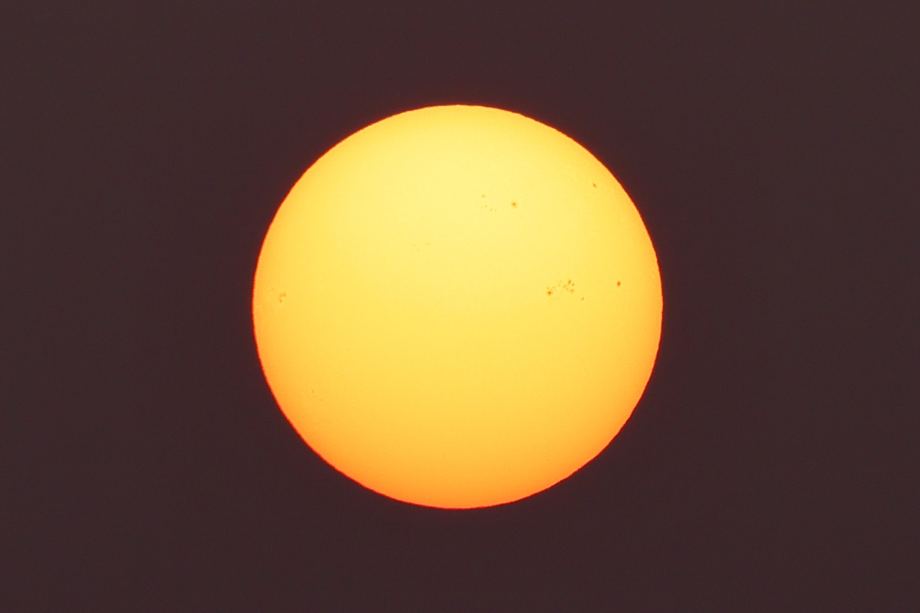 Sun with spots