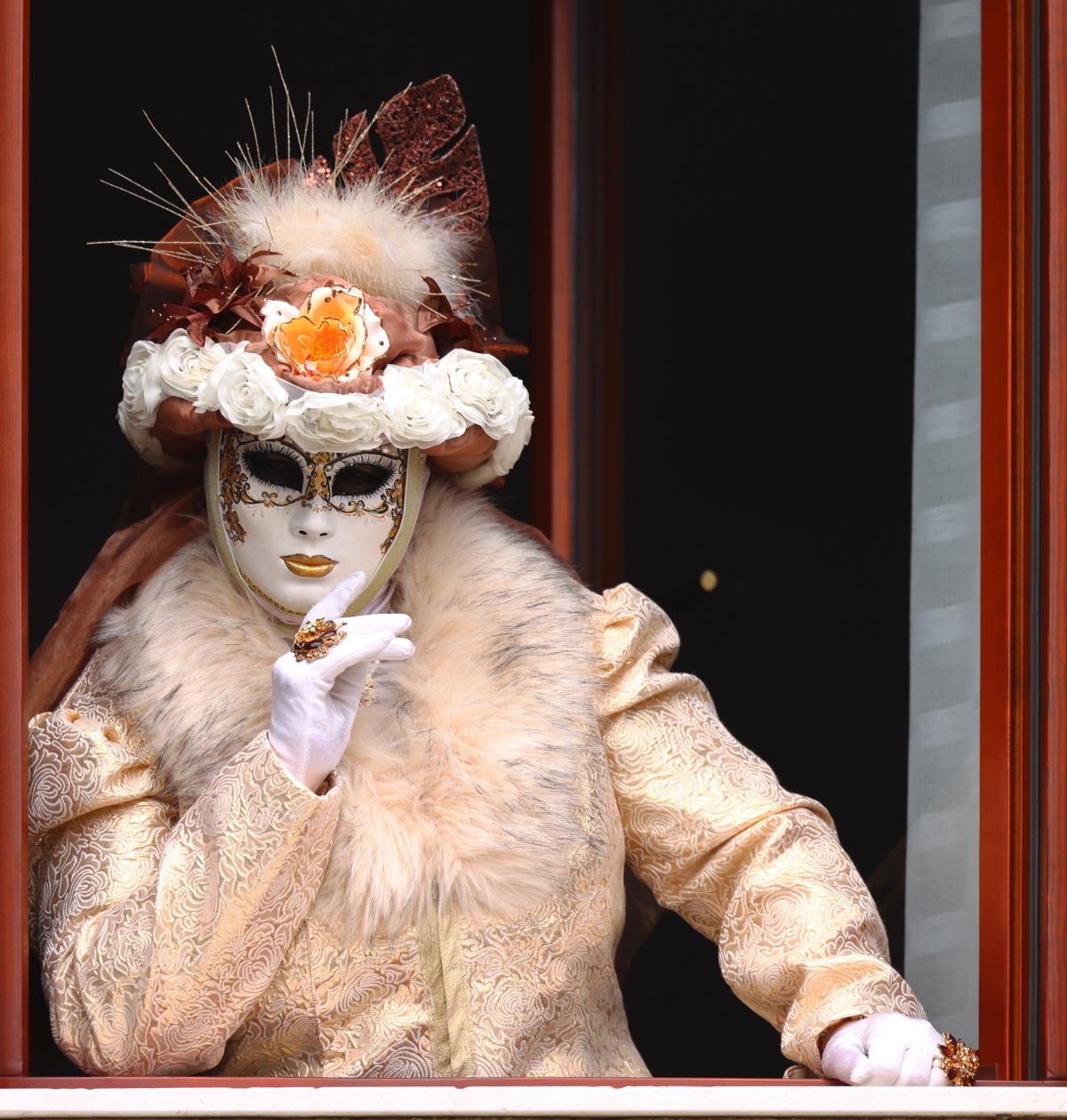 Arsenale - Mask on the window
