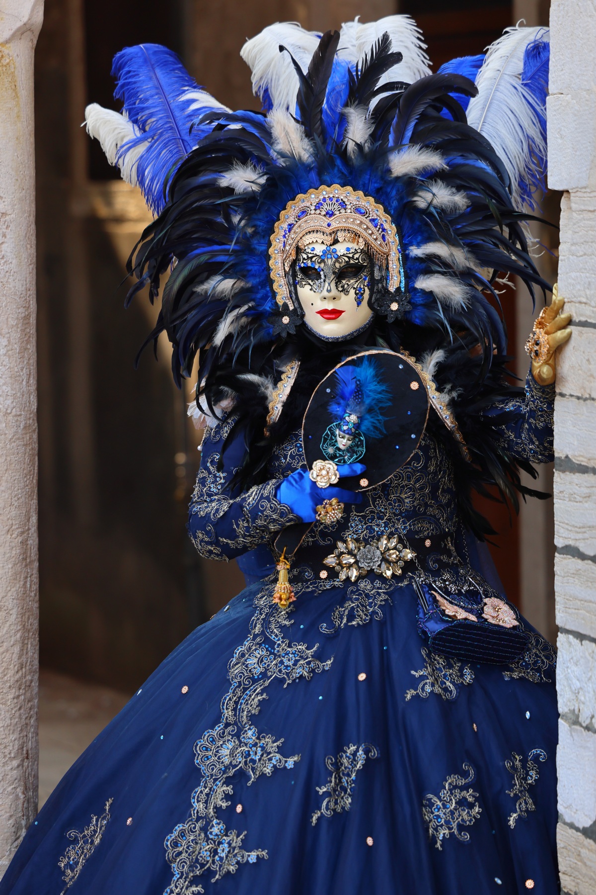 Arsenale - Blue mask with mirror