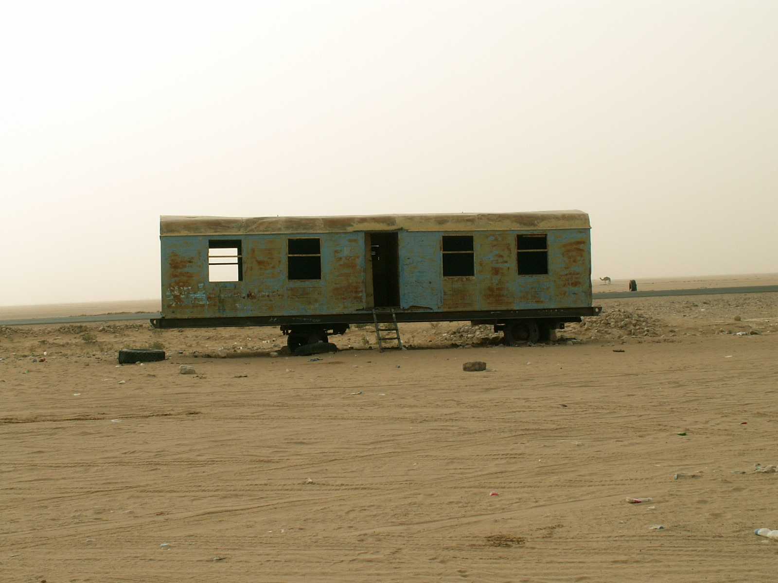 Ramlat as Sabatayn - What is this doing here? (there are no trains in Yemen)