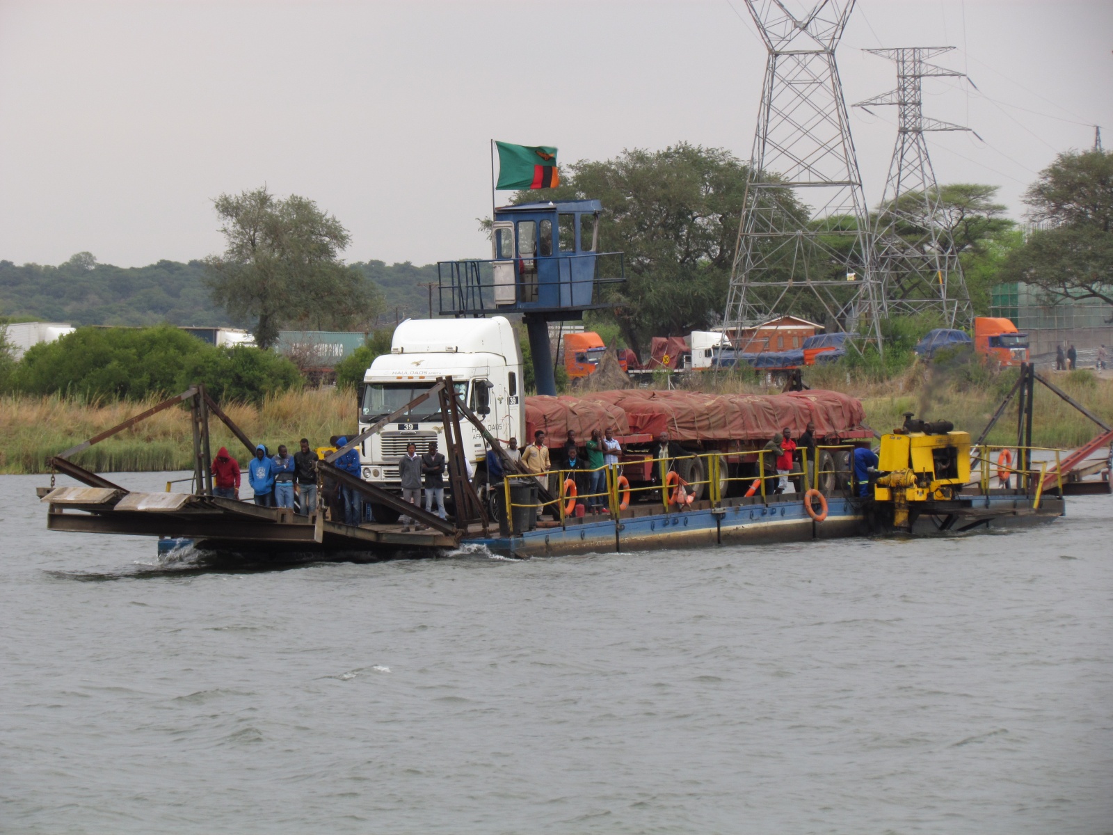 Zambian-Botswanian border - Ferry