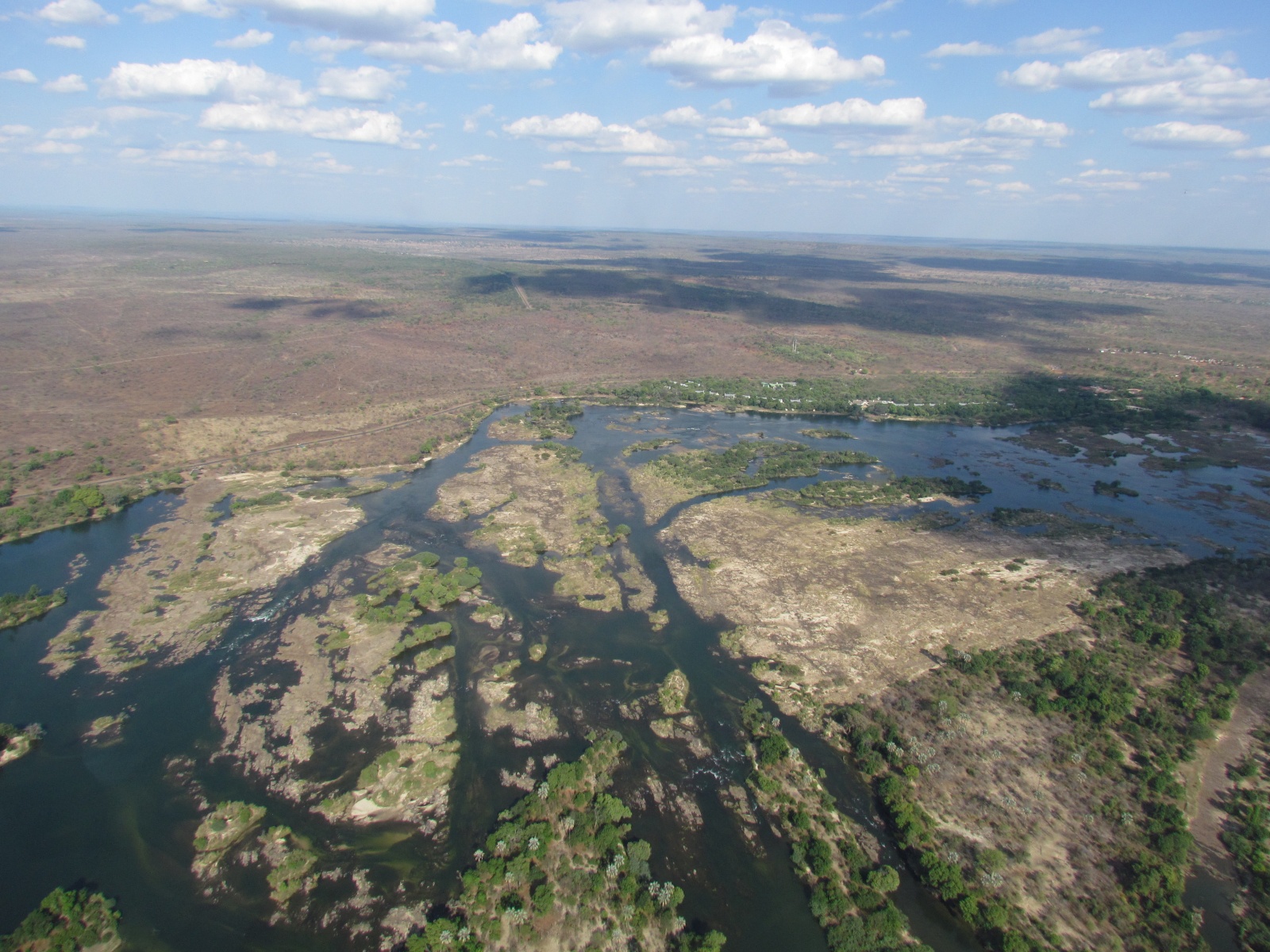 Victoria Falls - From helicopter