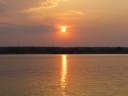 Kafue national park - Sunset on Kafue river