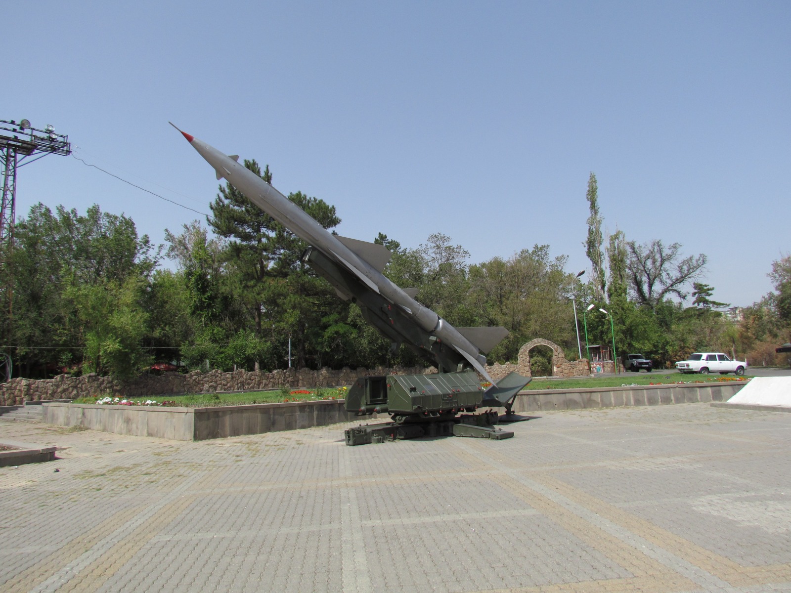 Yerevan - Mother Armenia museum - Missile