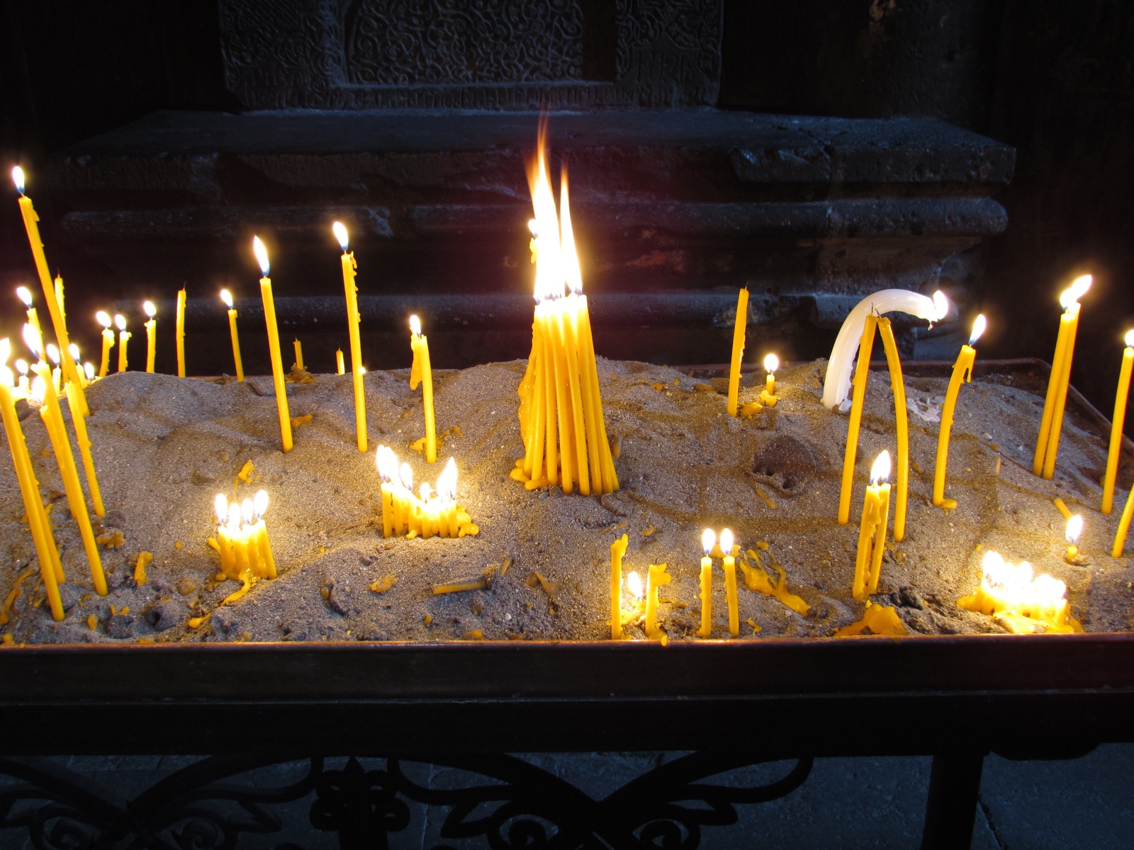 Geghard monastery - Candles