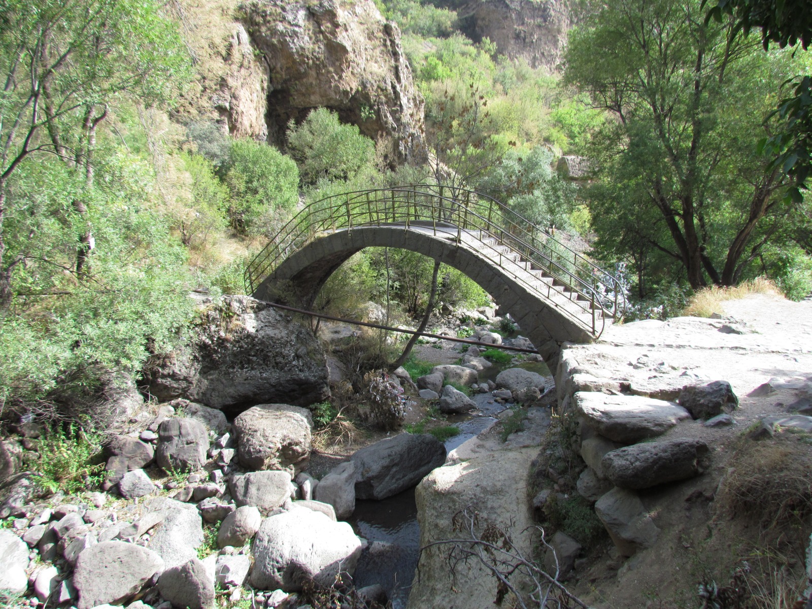 Geghard monastery - Bridge