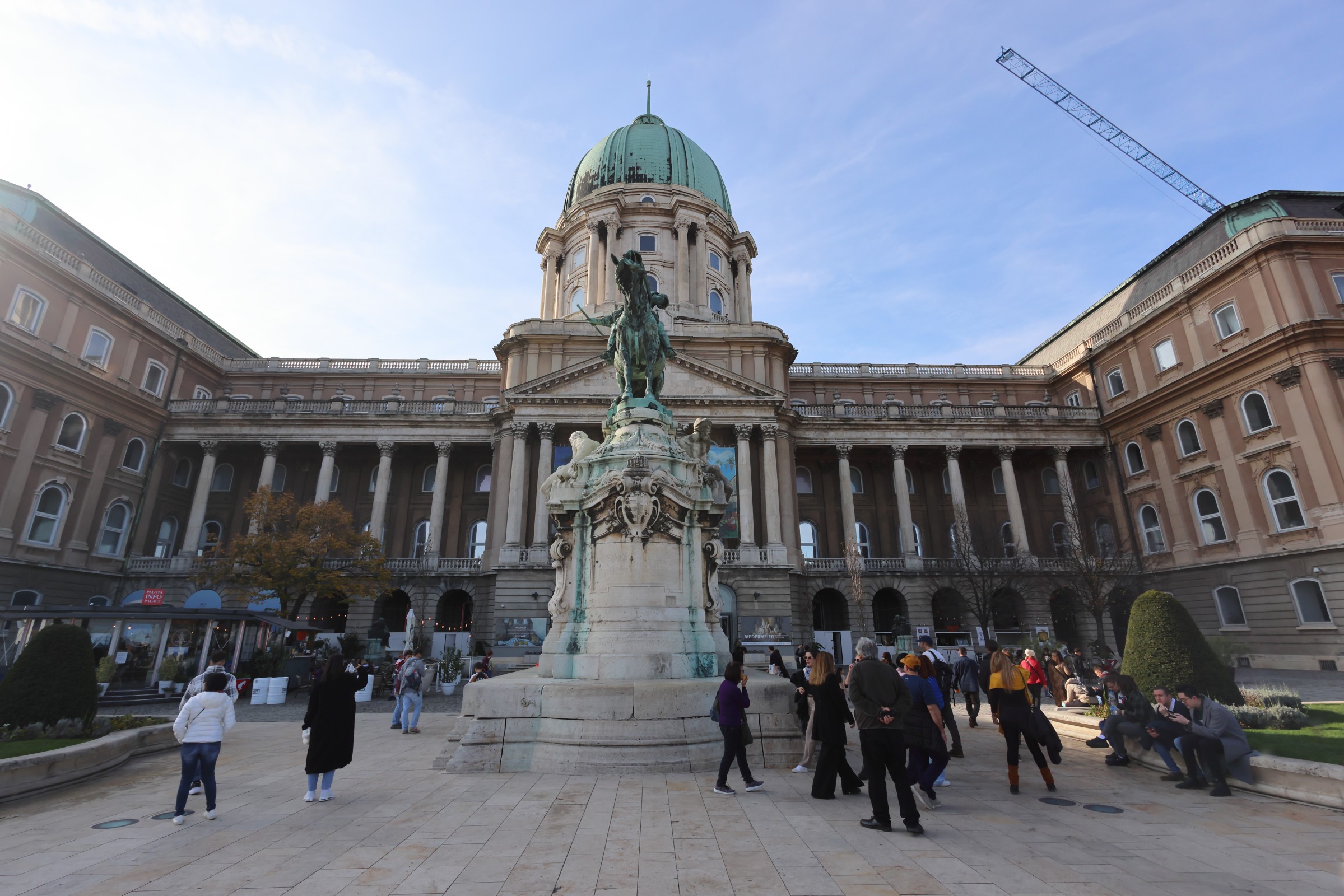Buda Castle - Statue of Prince Eugene of Savoy