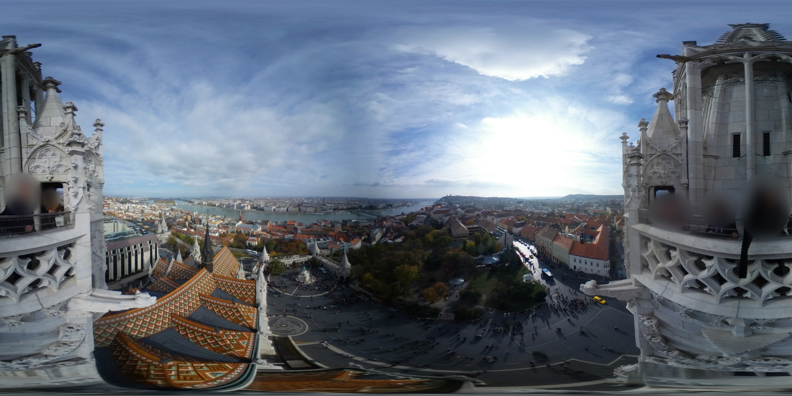 Matthias Church - Tower - 360 panorama