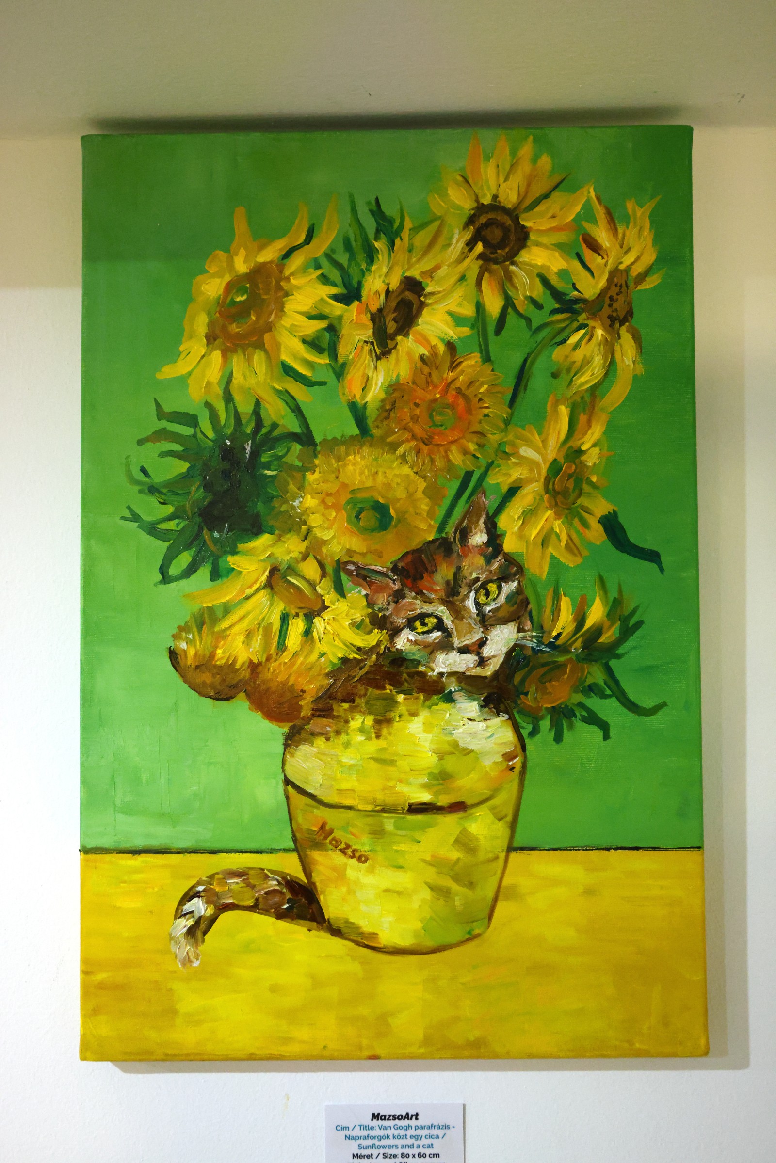 Cat museum - Van Gogh style with a cat