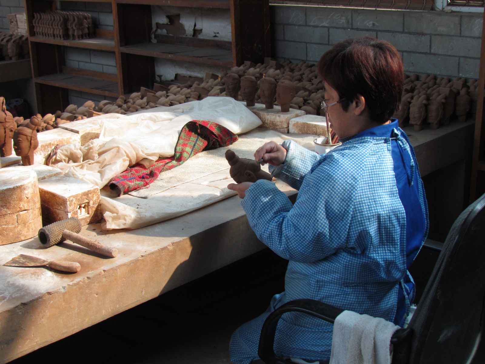 Near Xi'an - Terracota workshop