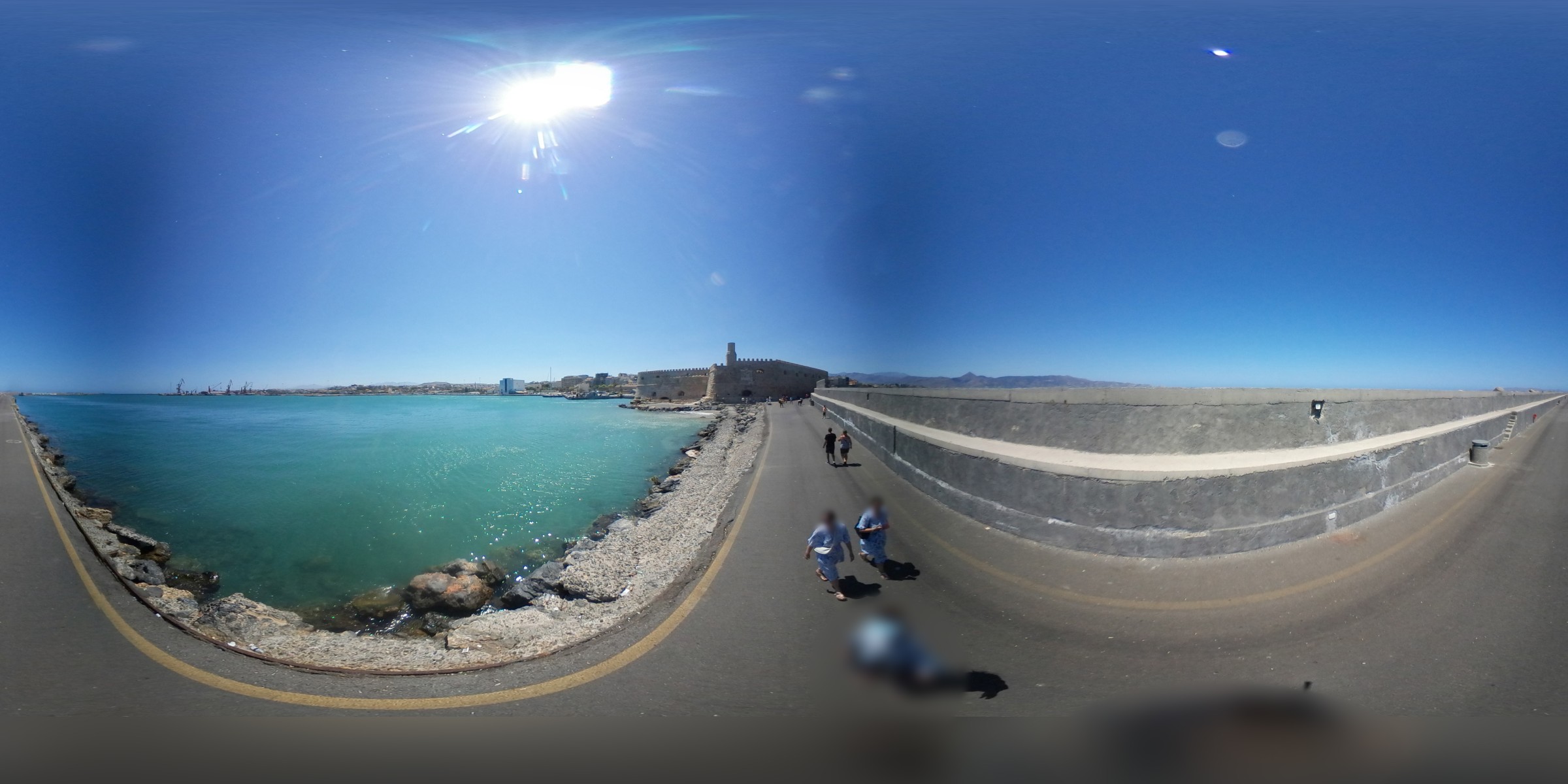 Heraklion - Rocca a Mare Fortress - 360 panorama