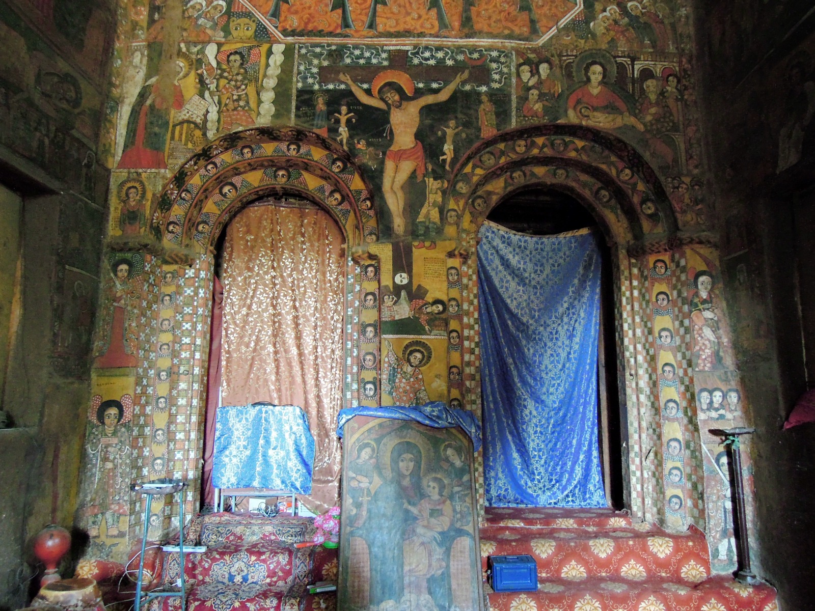 Gonder - Debre Birhan Selassie church