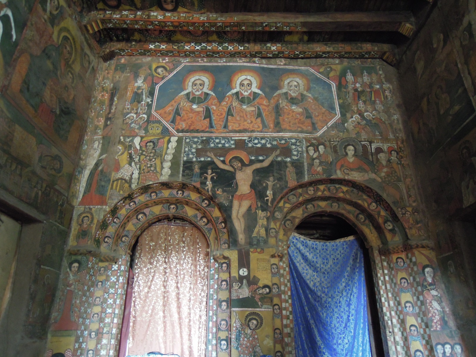 Gonder - Debre Birhan Selassie church