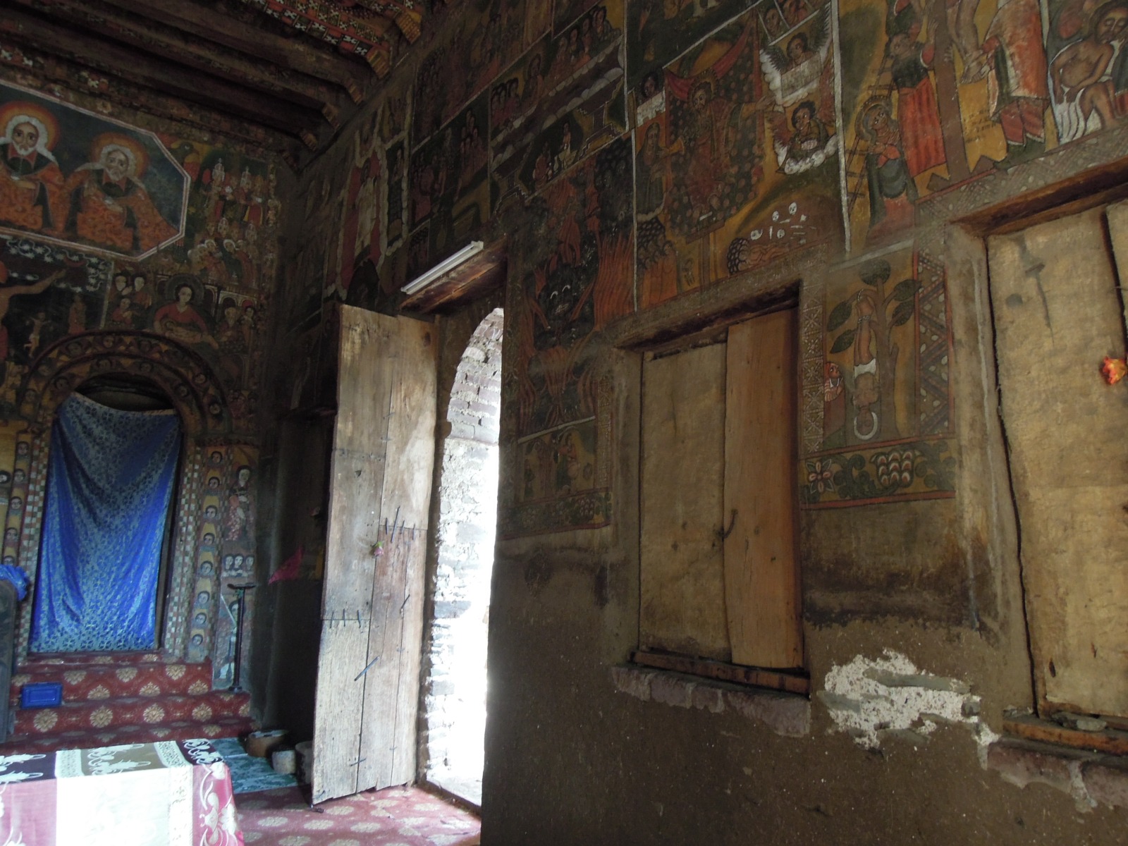 Gonder - Debre Birhan Selassie church