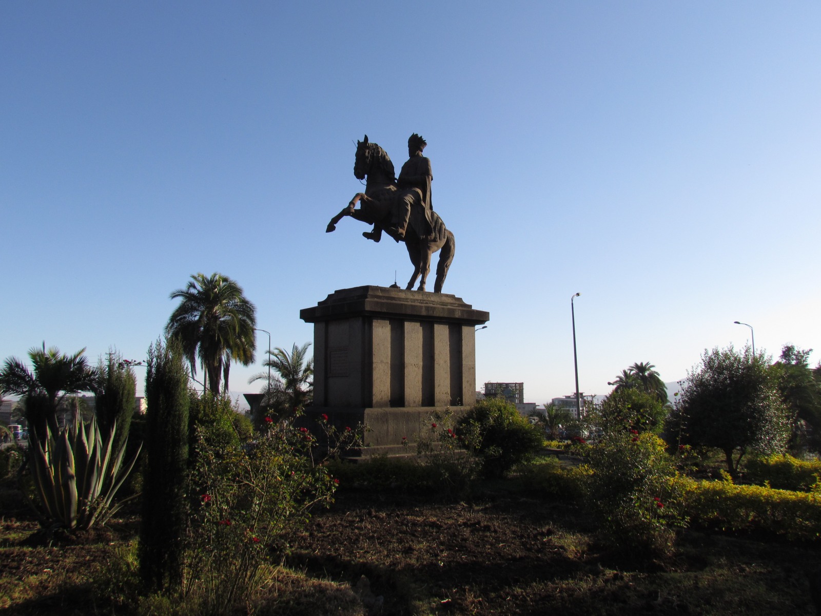 Addis Ababa - Statue of Menelik II