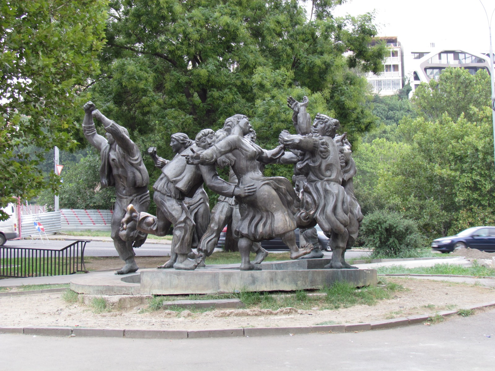 Tbilisi - Berikaoba (dancing ring) statue