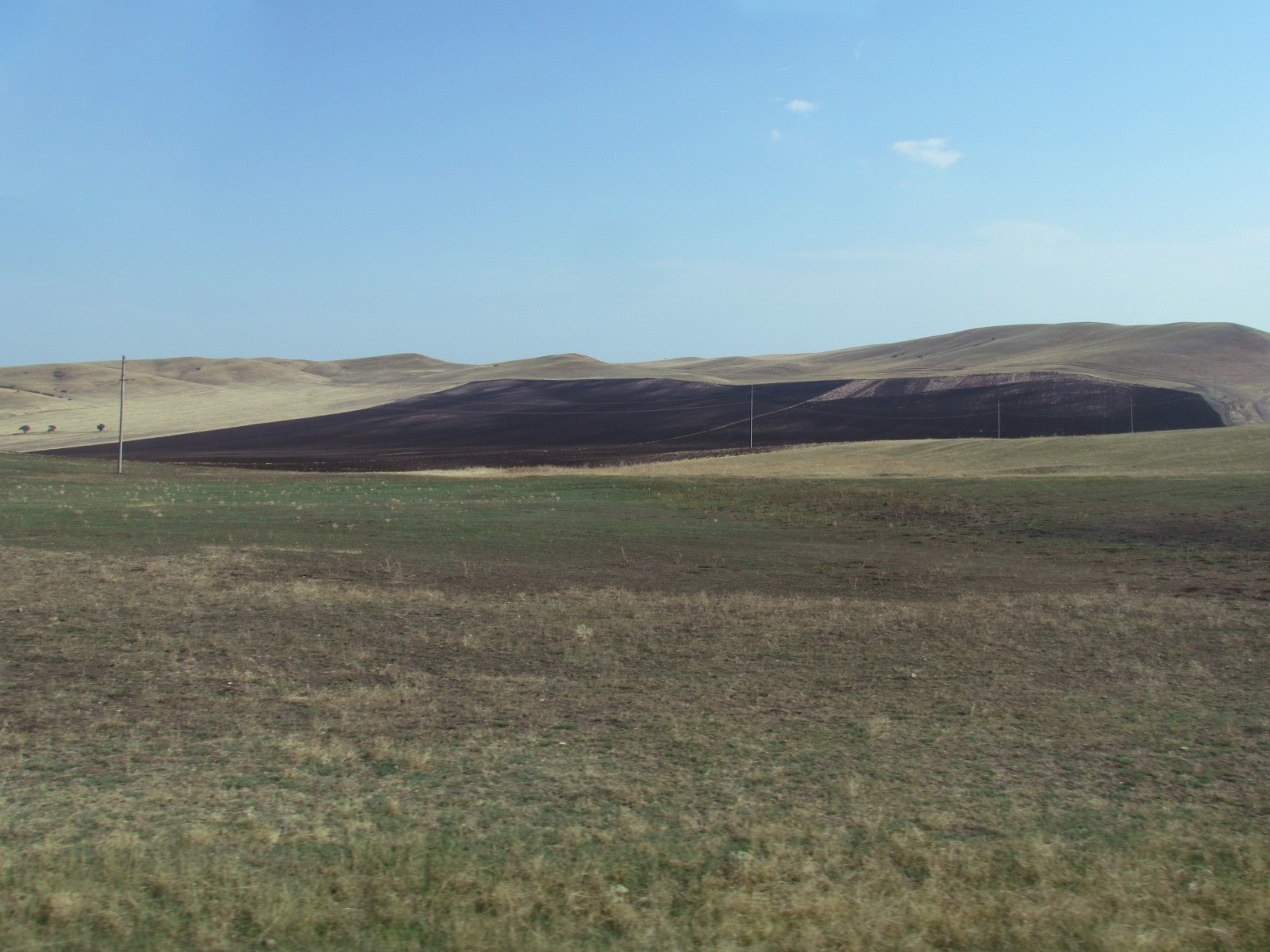 Near Sagarejo - Burnt fields