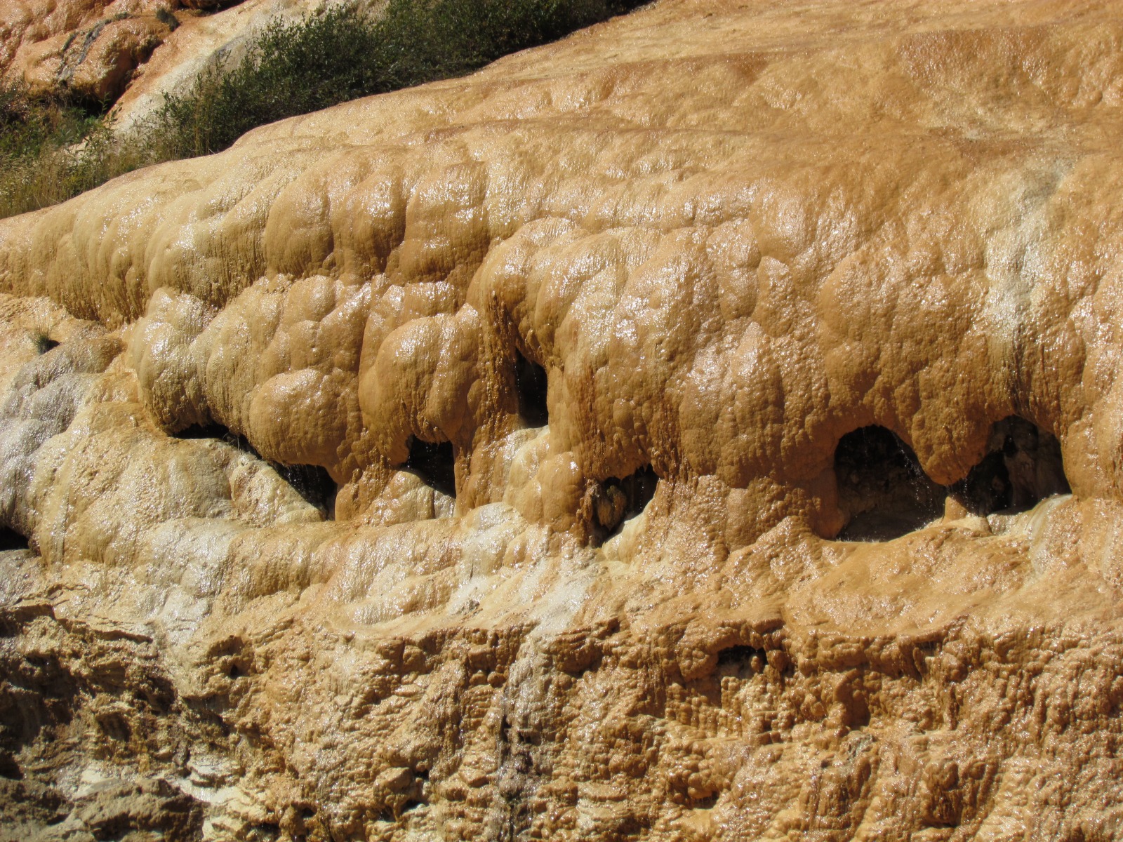 Georgian Military Road - Limestone travertines