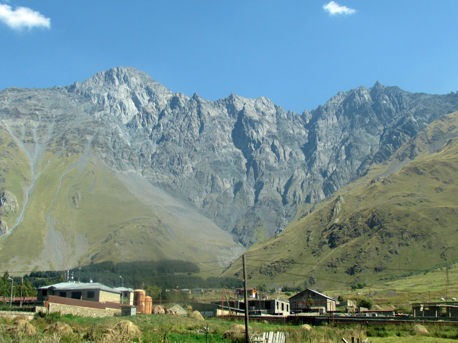 Near Stepantsminda - Caucasus mountains