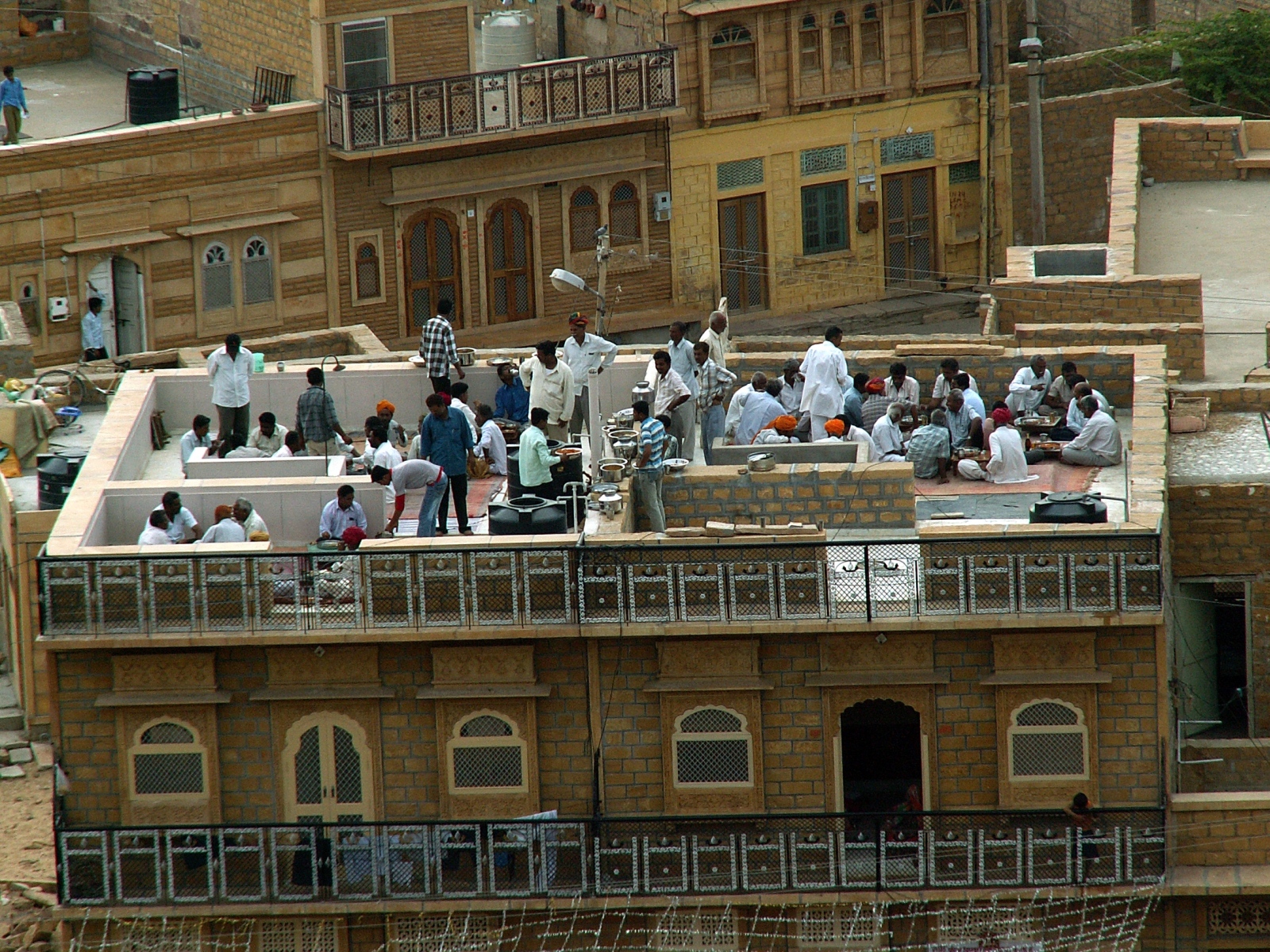 Jaisalmer - Dinner at the roof