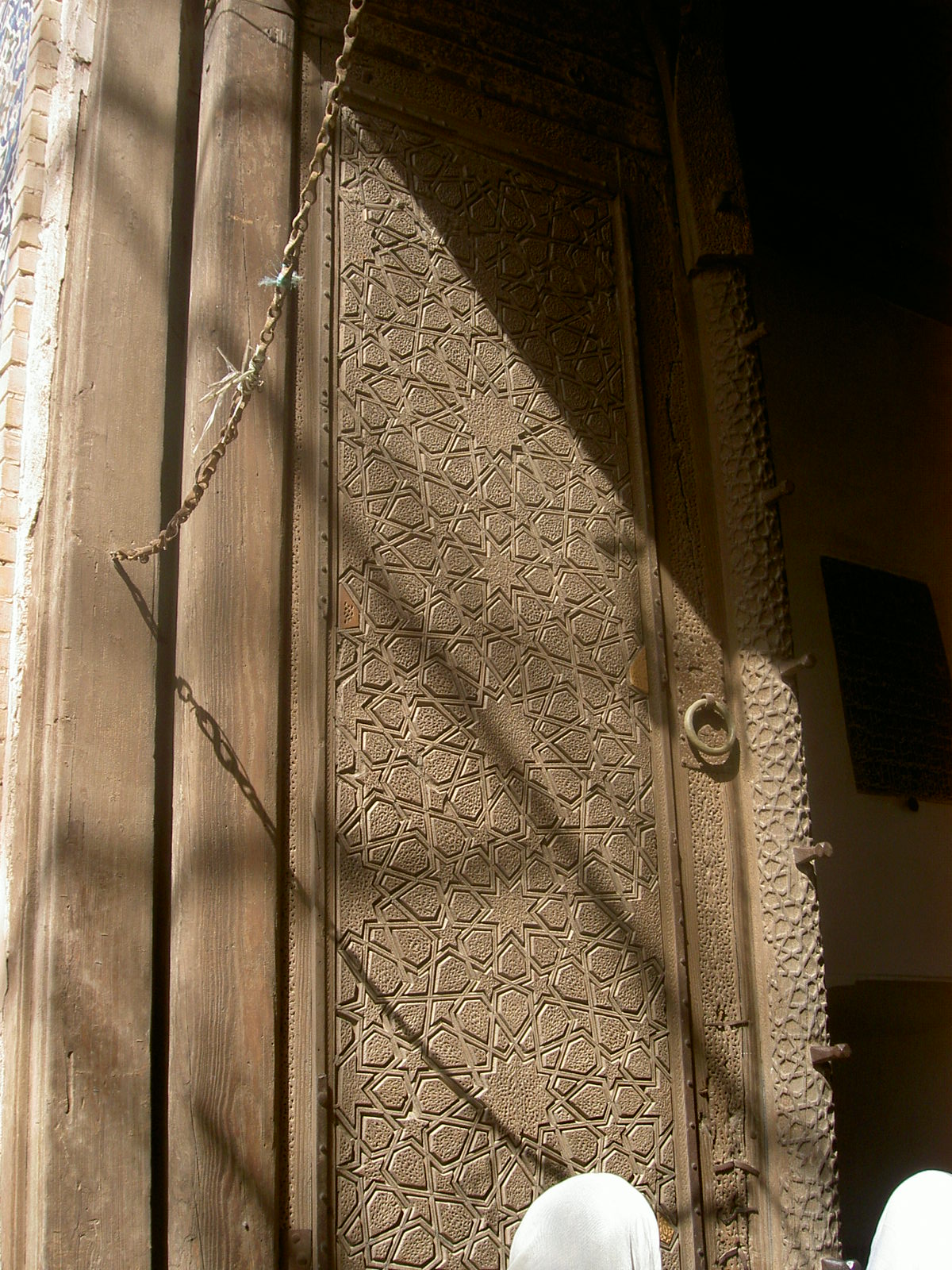 Yazd - Friday mosque door