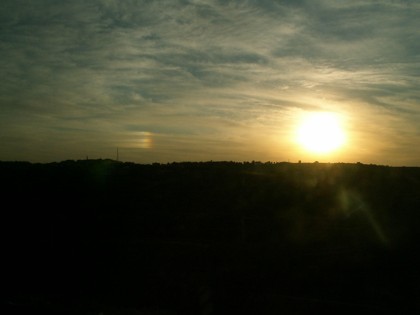 Near Amman - Strange rainbow in the cloud