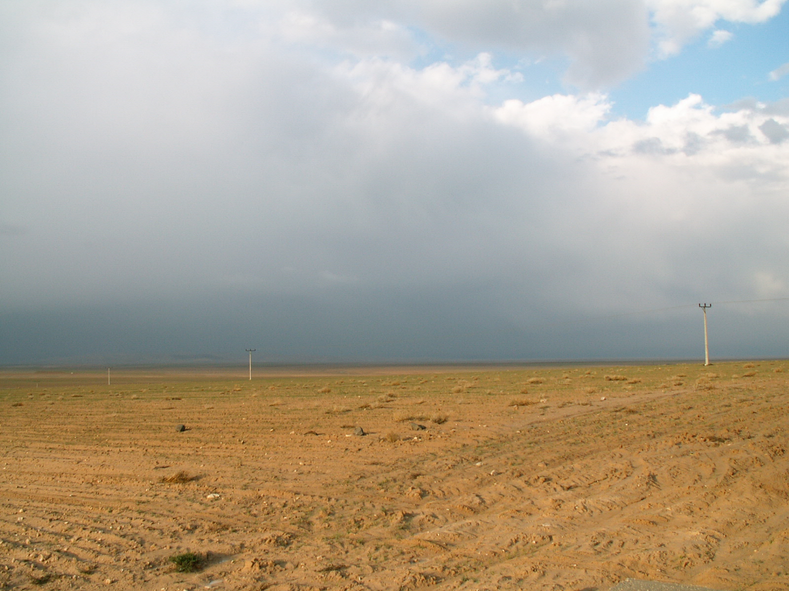 Mountains at Dead sea - The storm