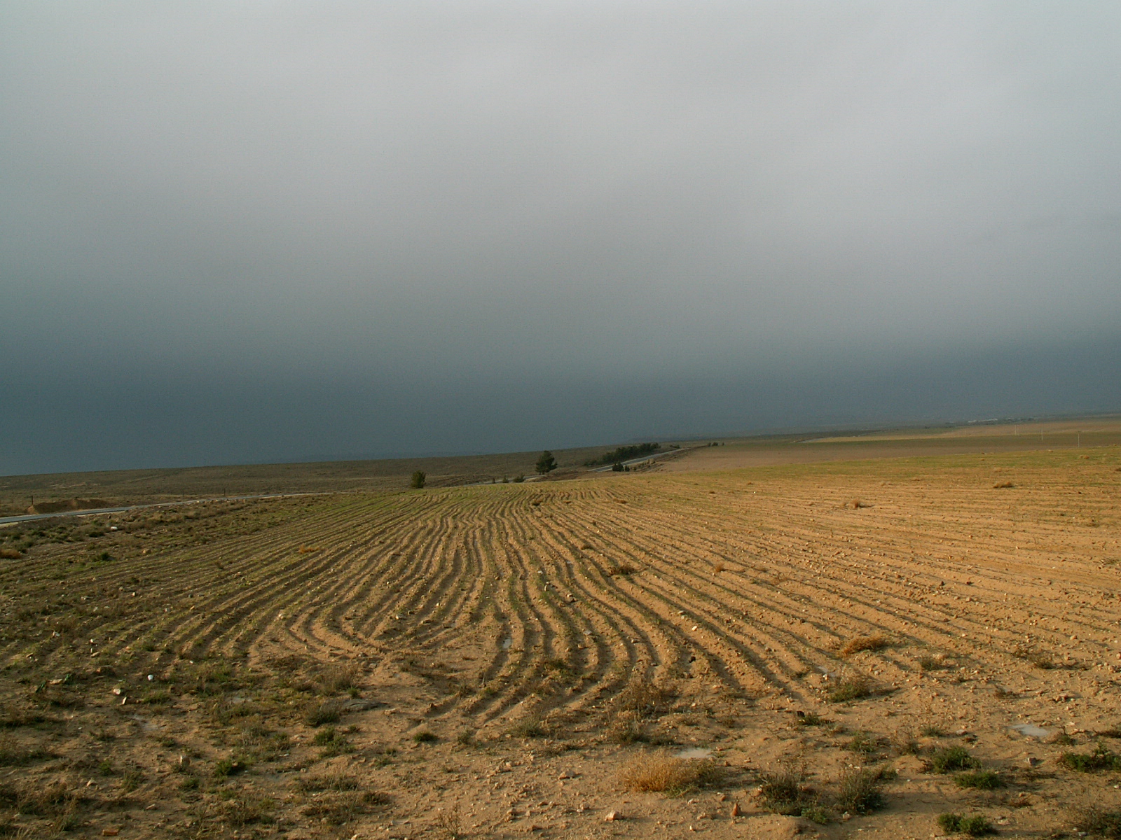 Mountains at Dead sea - The storm