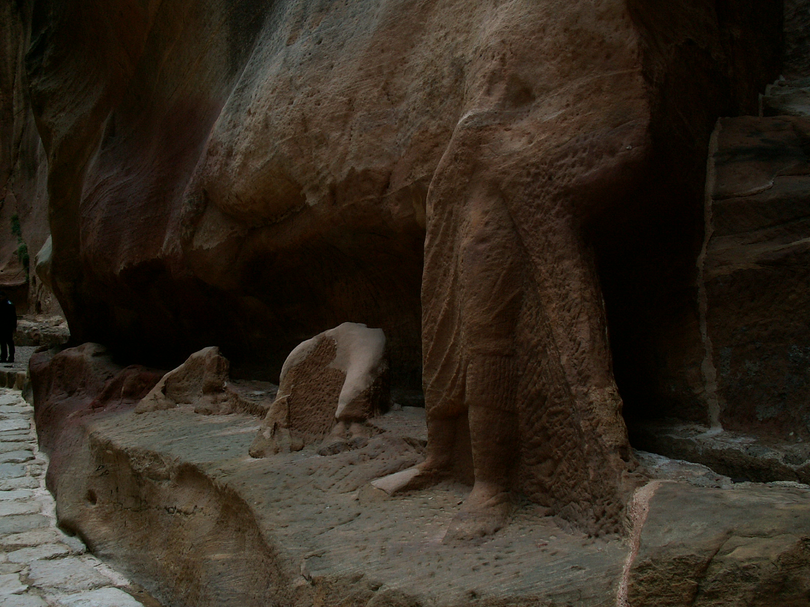 Petra - Statue of a caravan