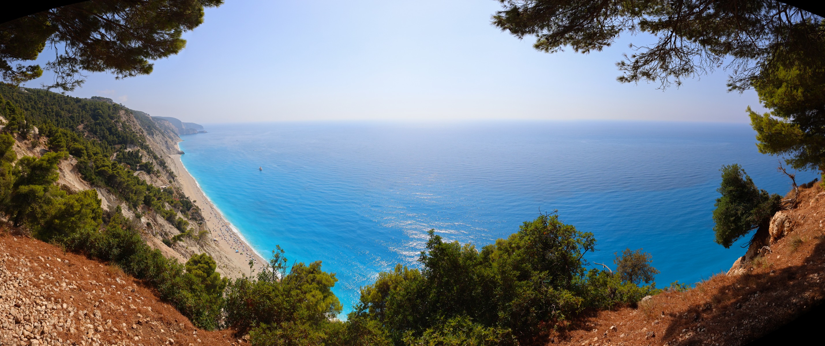 Egremni beach - Panorama