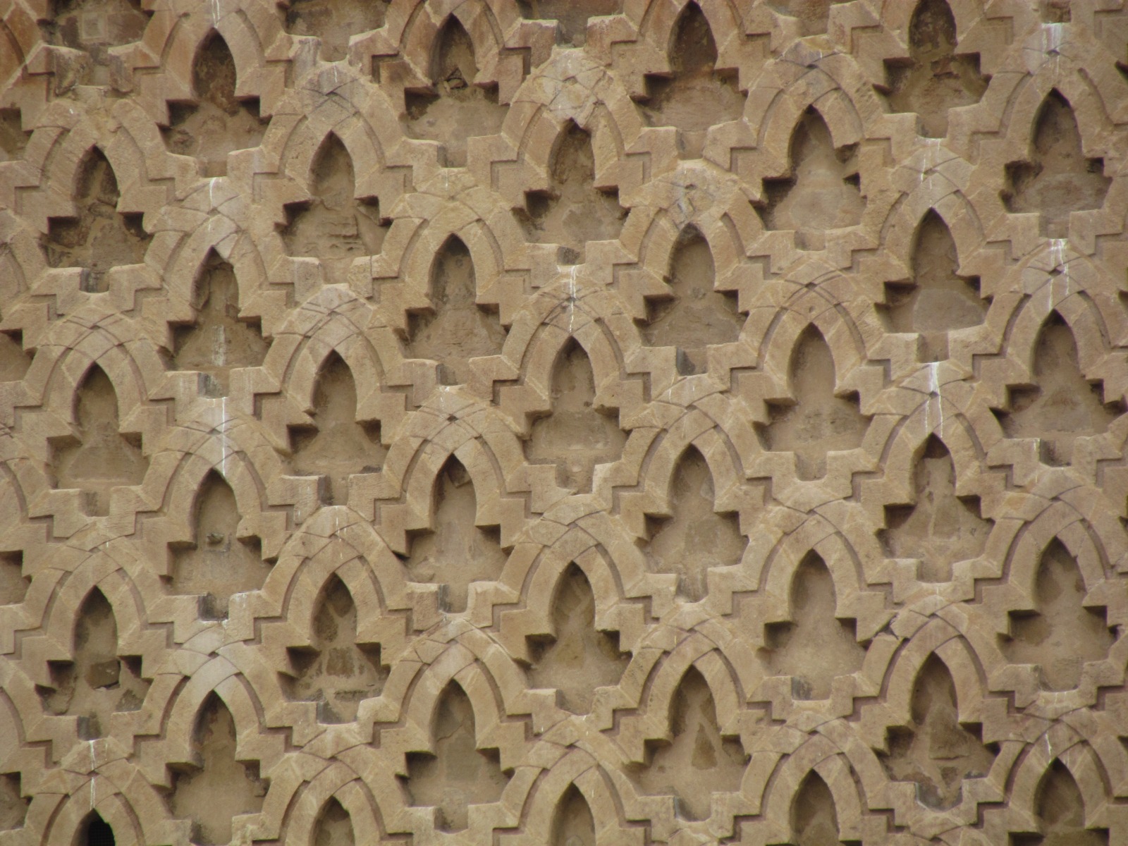 Rabat - Mohammed V mausoleum - Tower - Detail