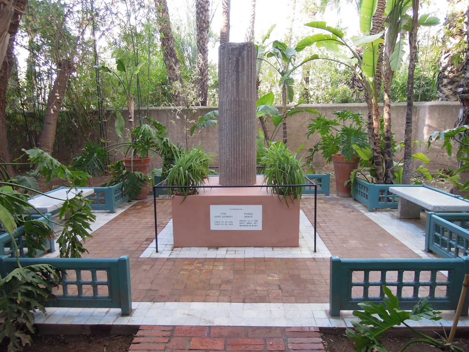 Marrakesh - Jardin Majorelle - Yves Saint Laurent memorial