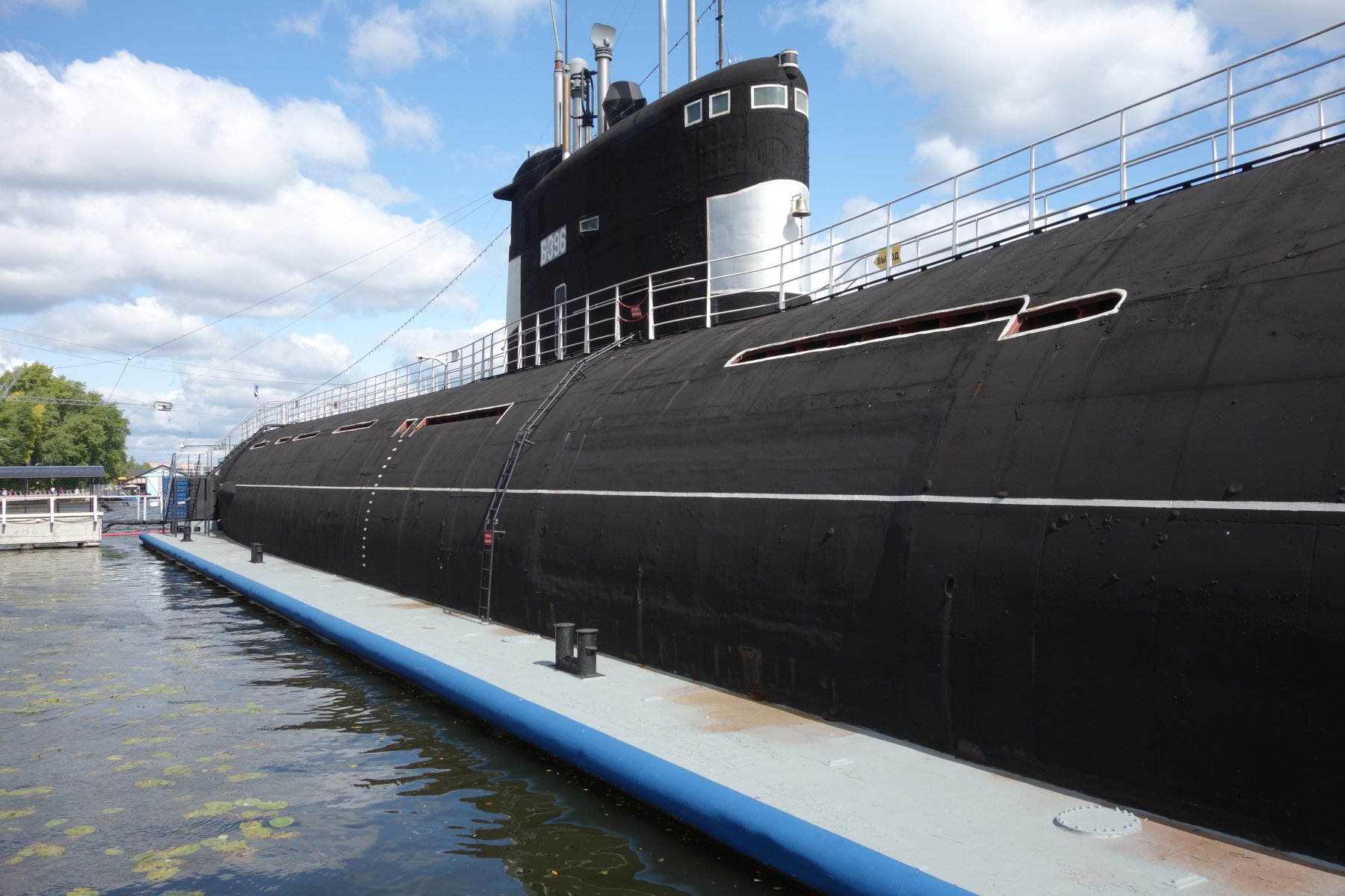 Tushino reservoir - B-396 submarine
